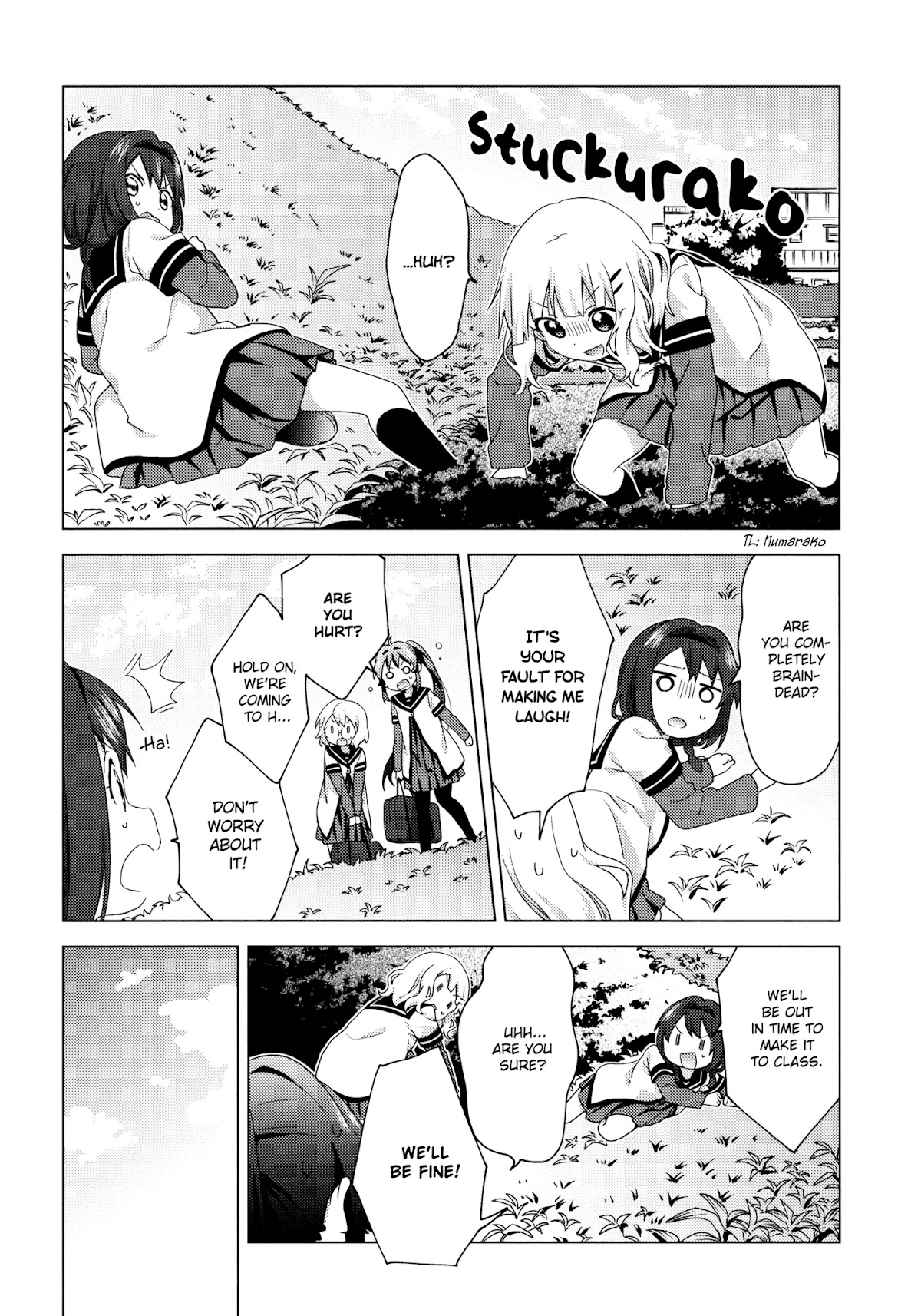 Yuru Yuri Chapter 145 page 5 - Chapter 145: It's Too Late, I'm Leaving You Behind!!