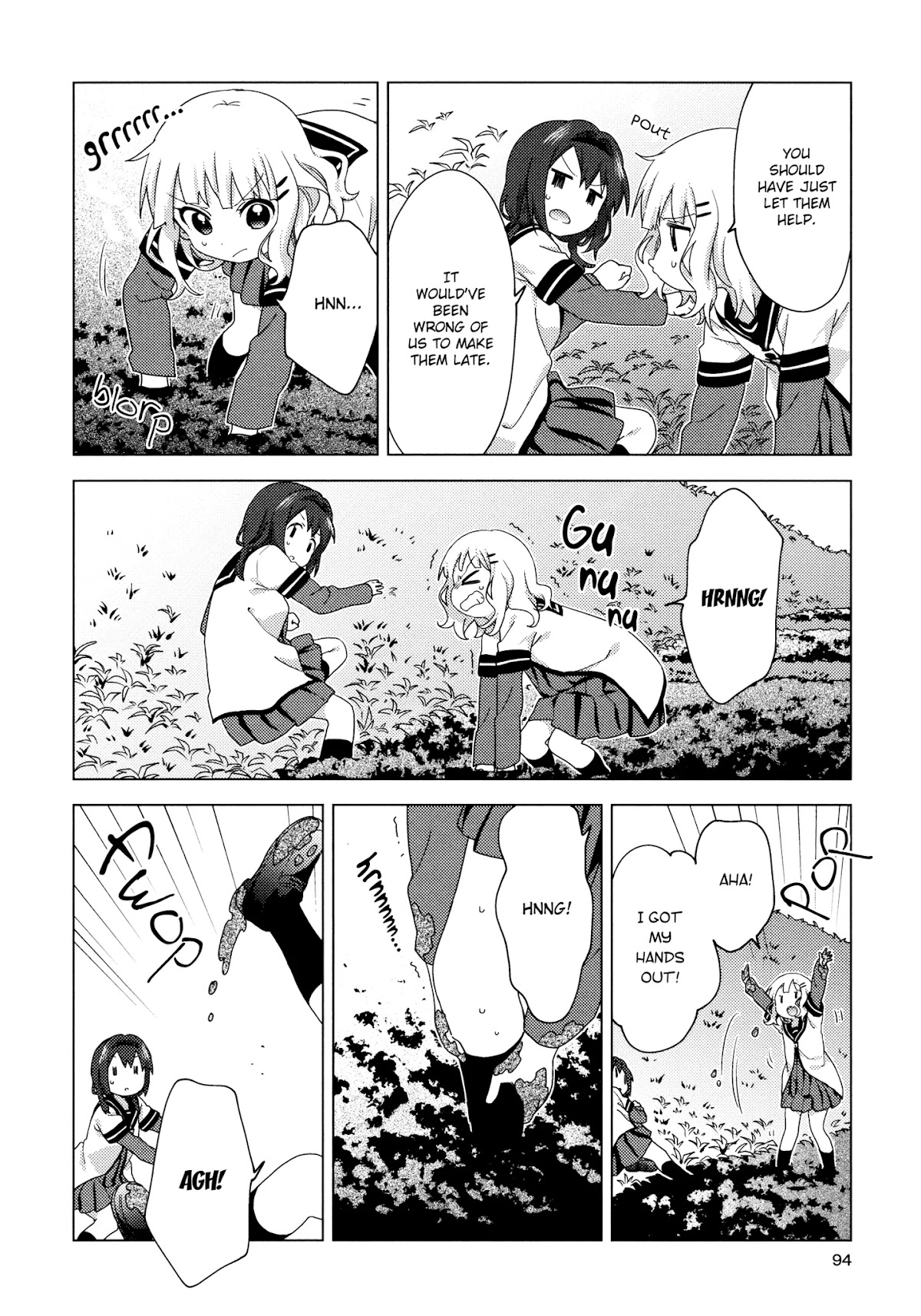 Yuru Yuri Chapter 145 page 6 - Chapter 145: It's Too Late, I'm Leaving You Behind!!