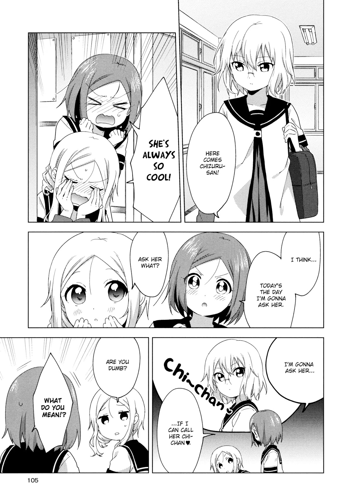 Yuru Yuri Chapter 146 page 3 - Chapter 146: When The Three Of Us Get Together, It's Very Noisy
