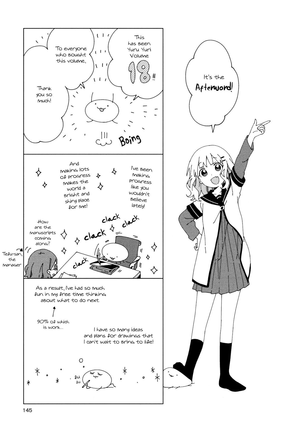 Yuru Yuri Chapter 148.8 page 5 - Chapter 148.8: Volume 18 Extras