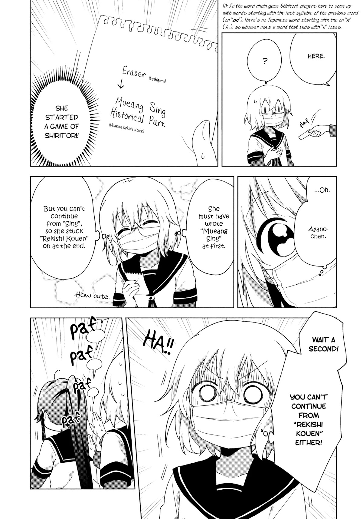 Yuru Yuri Chapter 148 page 8 - Chapter 148: Eraser!!!!!!!!!!