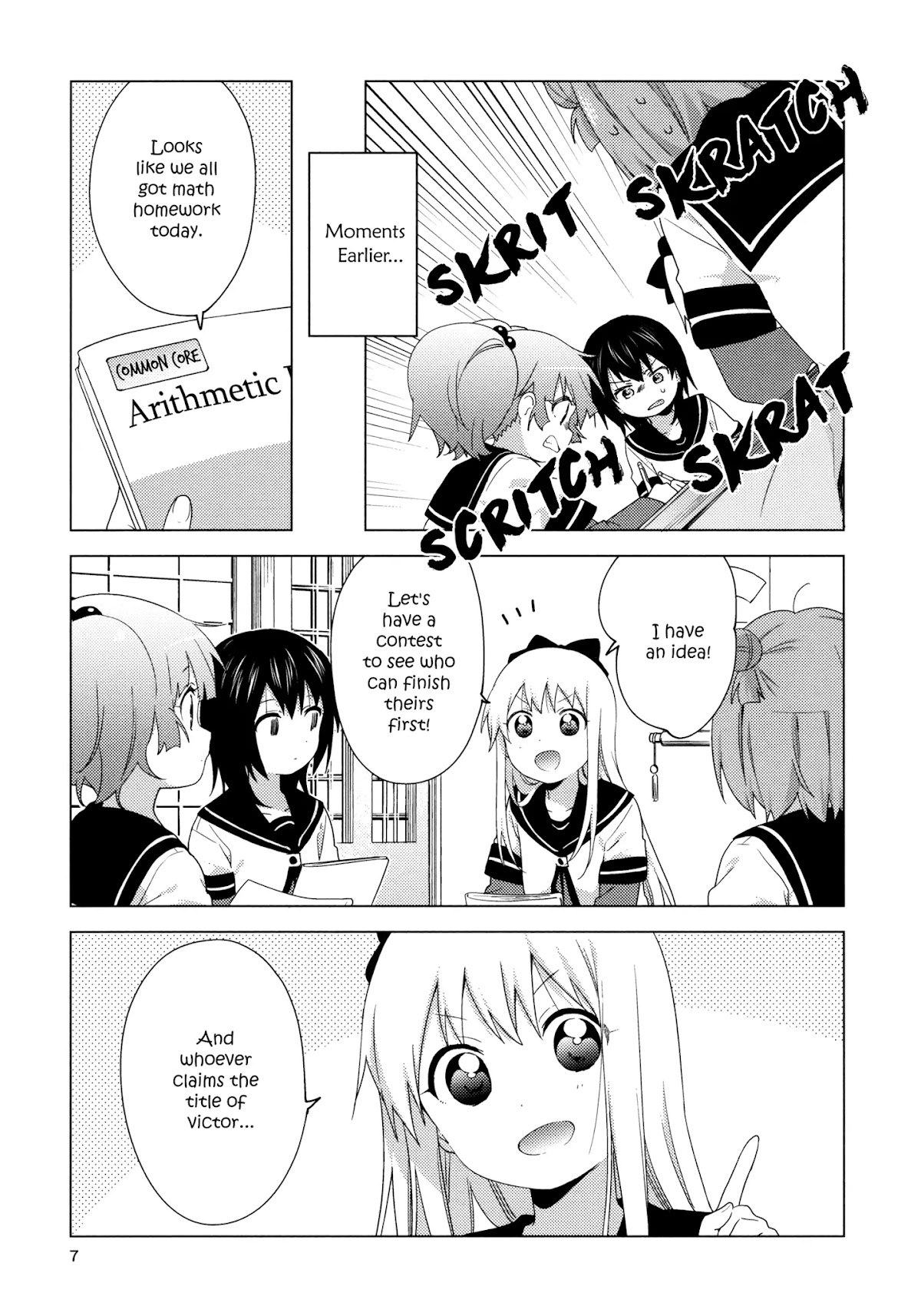 Yuru Yuri Chapter 149 page 3 - Chapter 149: Operation Homework Repulsion Is A Go!
