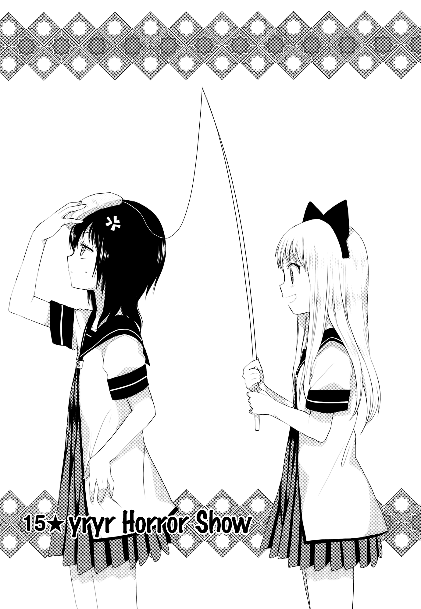 Yuru Yuri Chapter 15 page 1 - Chapter 15: Yryr Horror Show