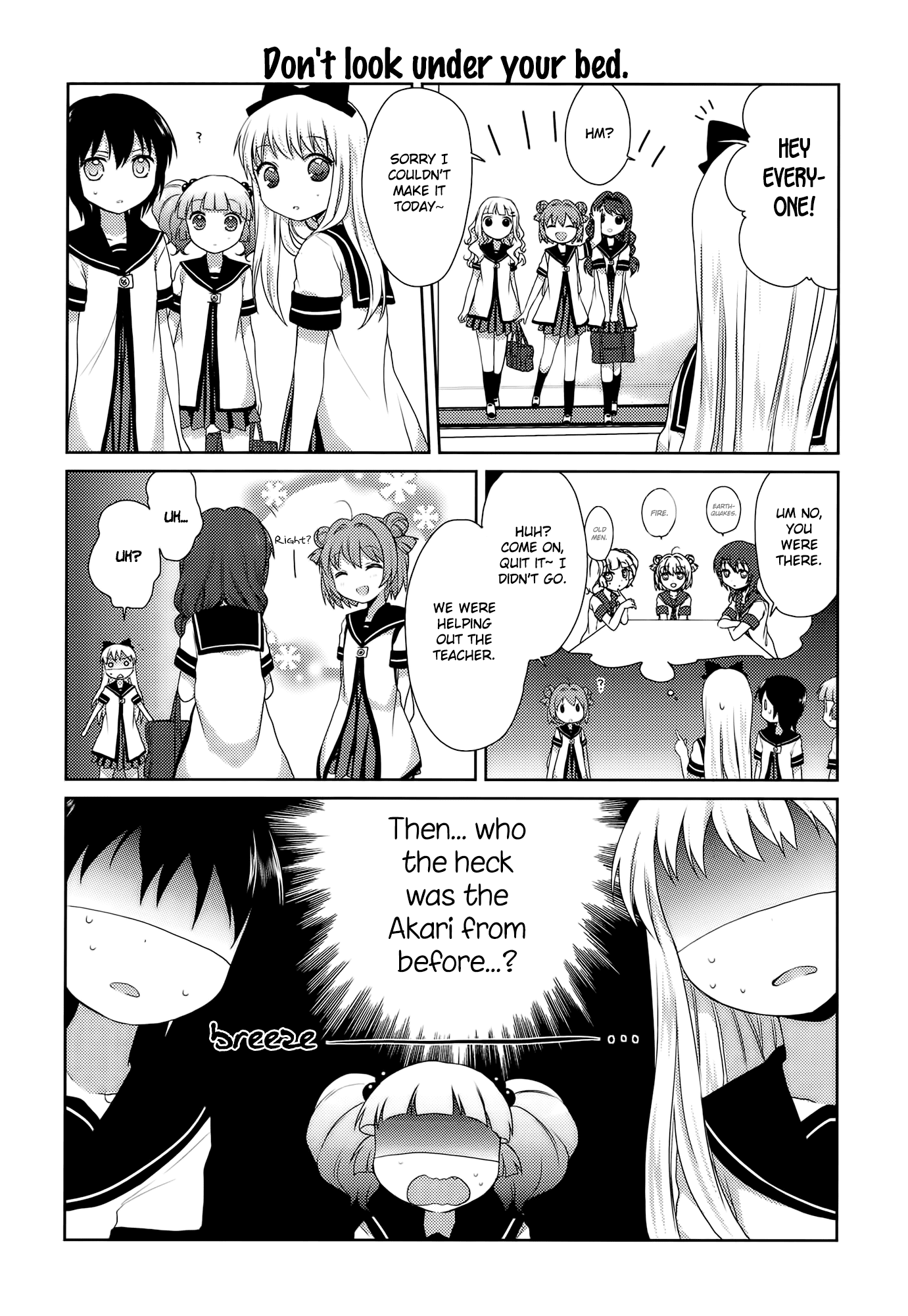 Yuru Yuri Chapter 15 page 12 - Chapter 15: Yryr Horror Show