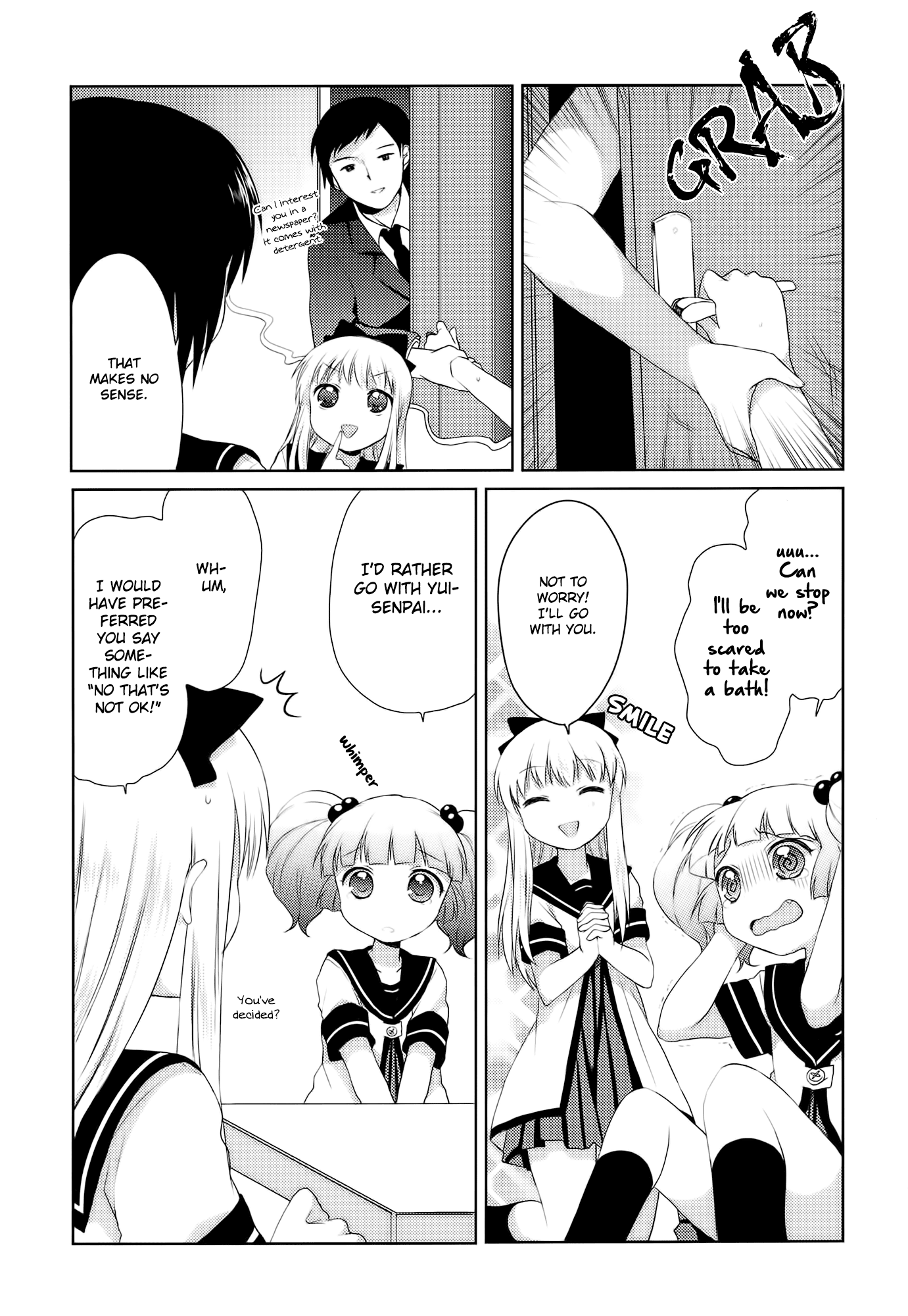 Yuru Yuri Chapter 15 page 5 - Chapter 15: Yryr Horror Show