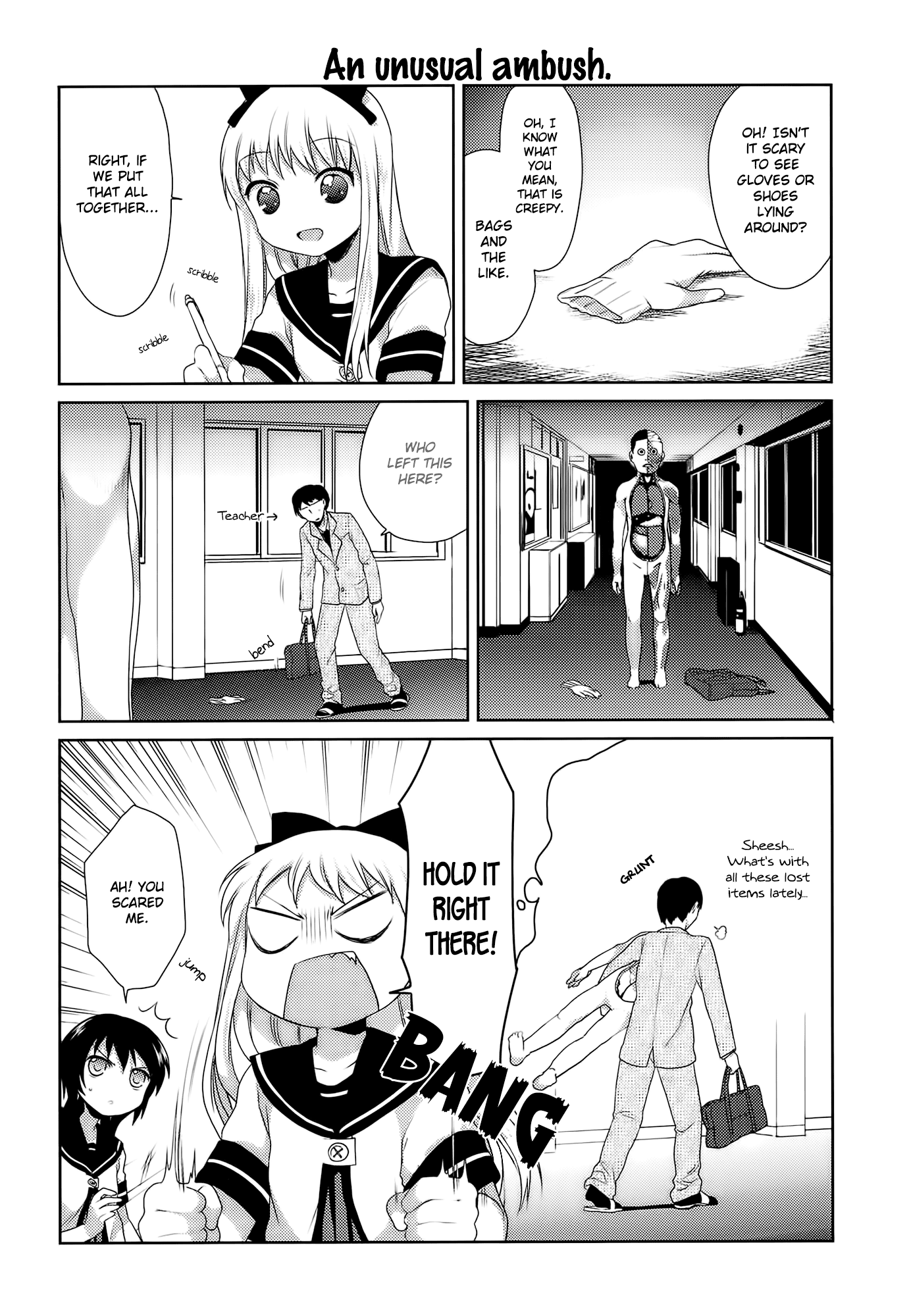 Yuru Yuri Chapter 15 page 8 - Chapter 15: Yryr Horror Show