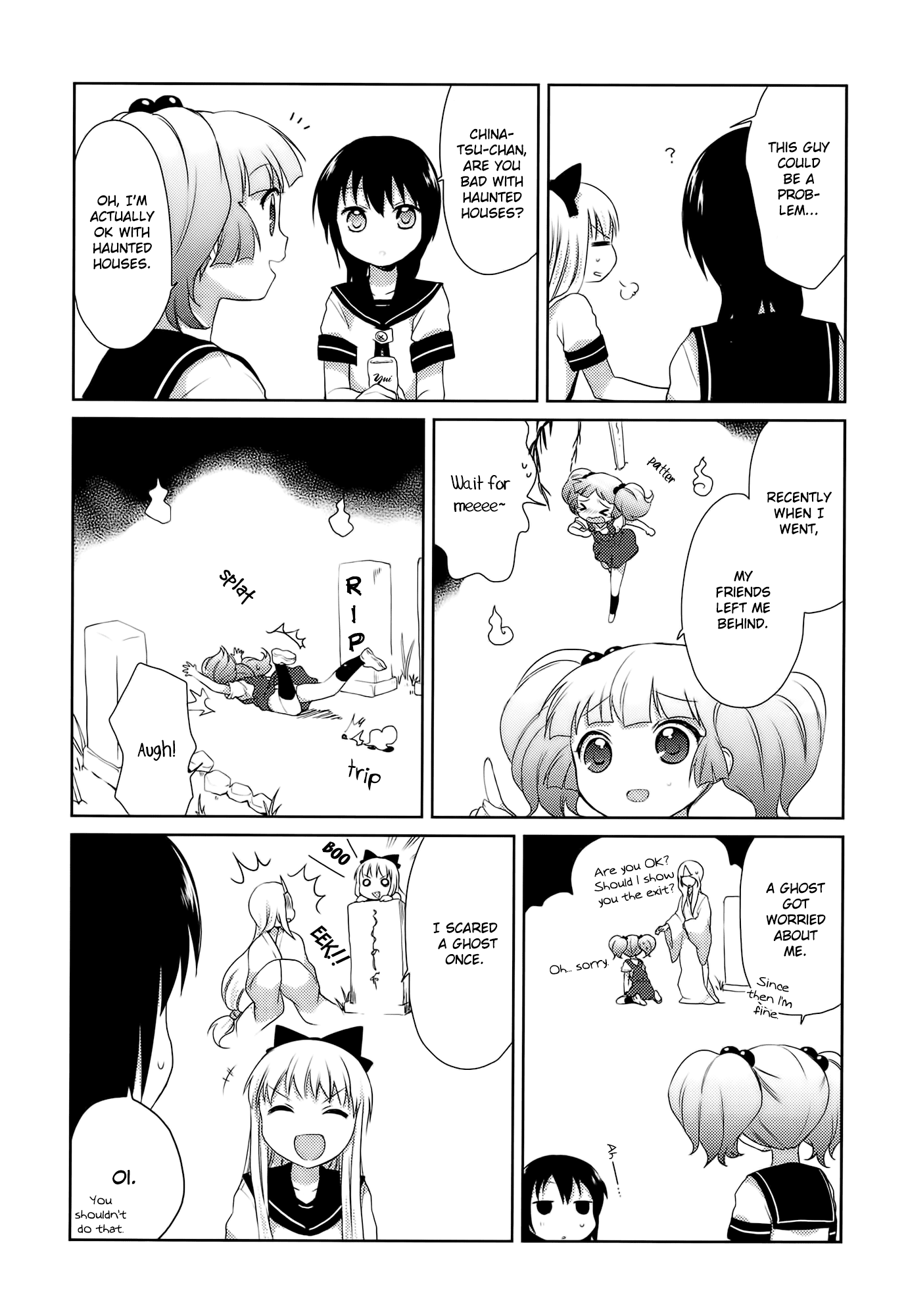 Yuru Yuri Chapter 15 page 9 - Chapter 15: Yryr Horror Show