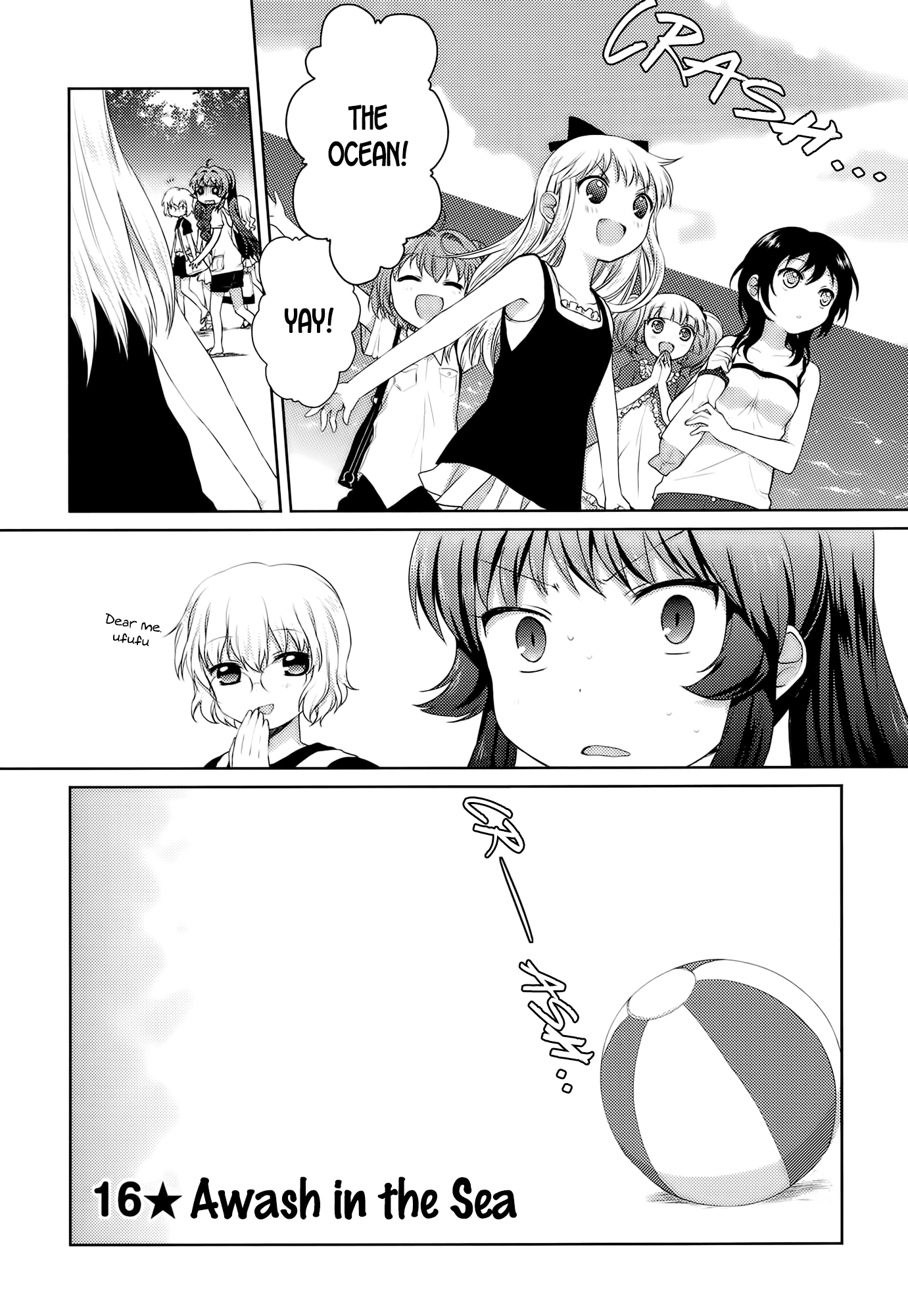 Yuru Yuri Chapter 16 page 1 - Chapter 16: Awash in the Sea