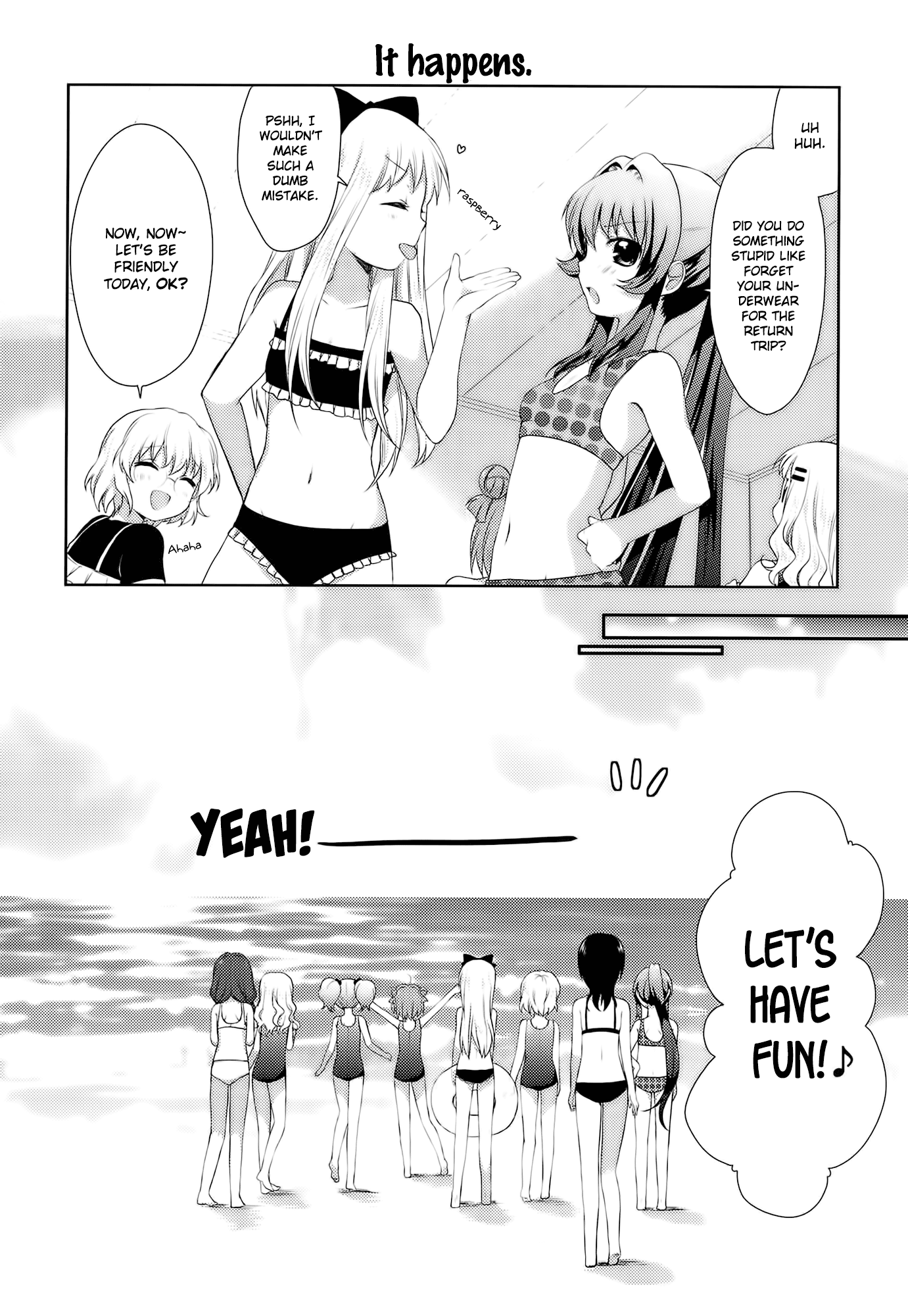 Yuru Yuri Chapter 16 page 4 - Chapter 16: Awash in the Sea