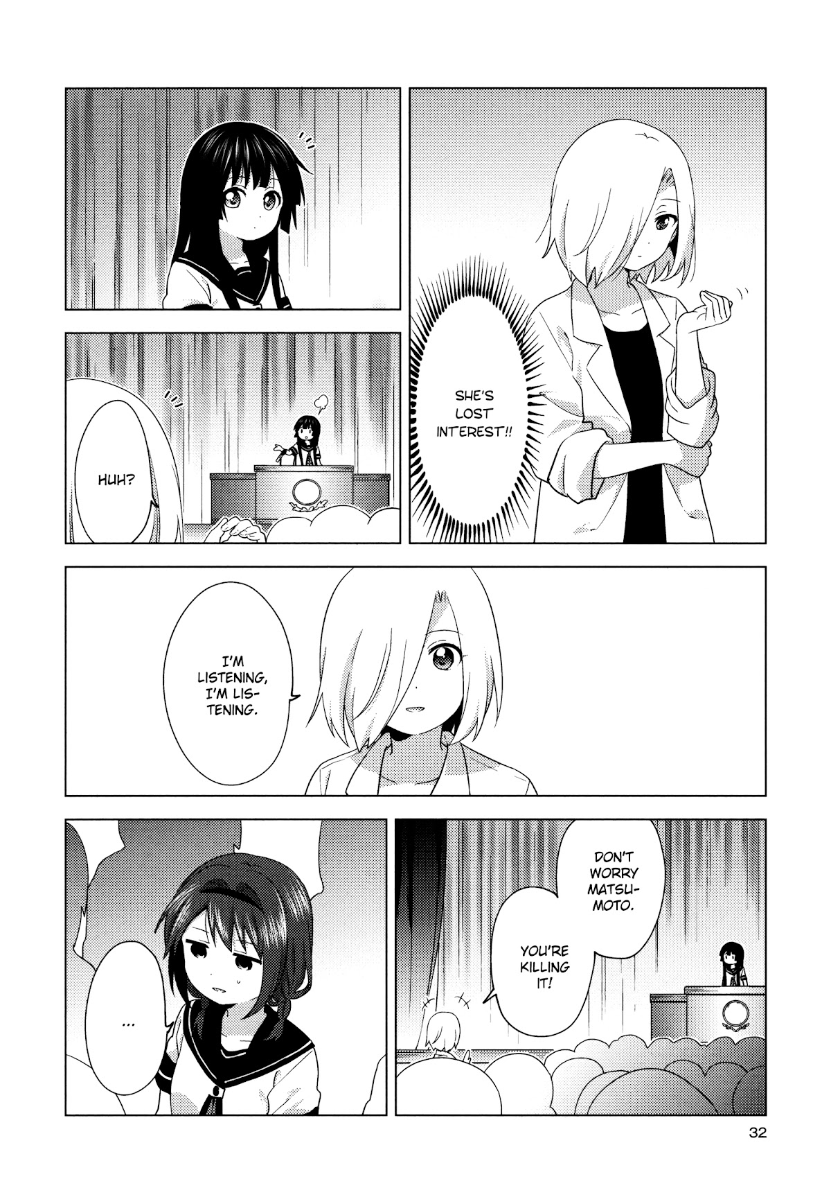 Yuru Yuri Chapter 160 page 10 - Chapter 160: School Assembly