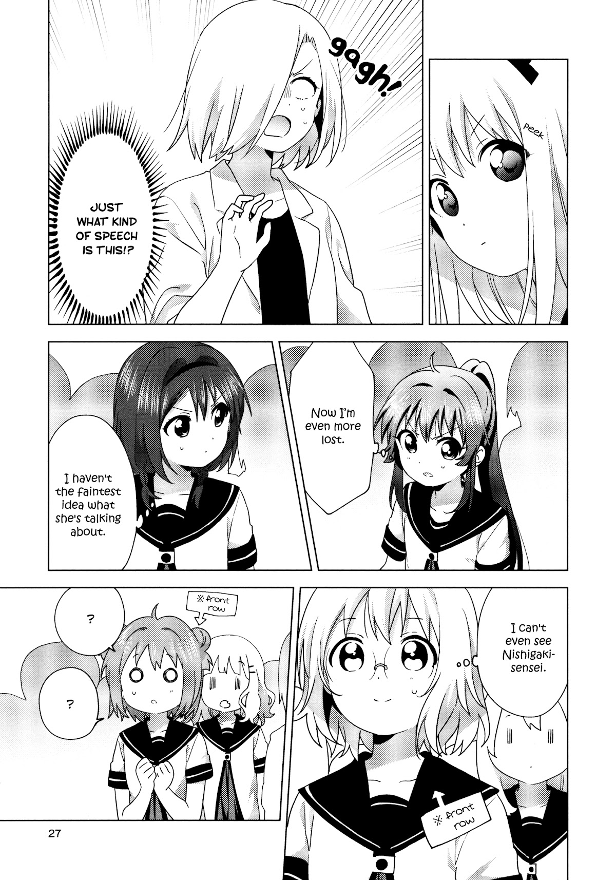 Yuru Yuri Chapter 160 page 5 - Chapter 160: School Assembly