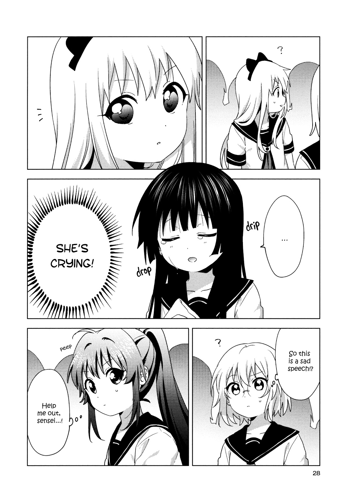 Yuru Yuri Chapter 160 page 6 - Chapter 160: School Assembly