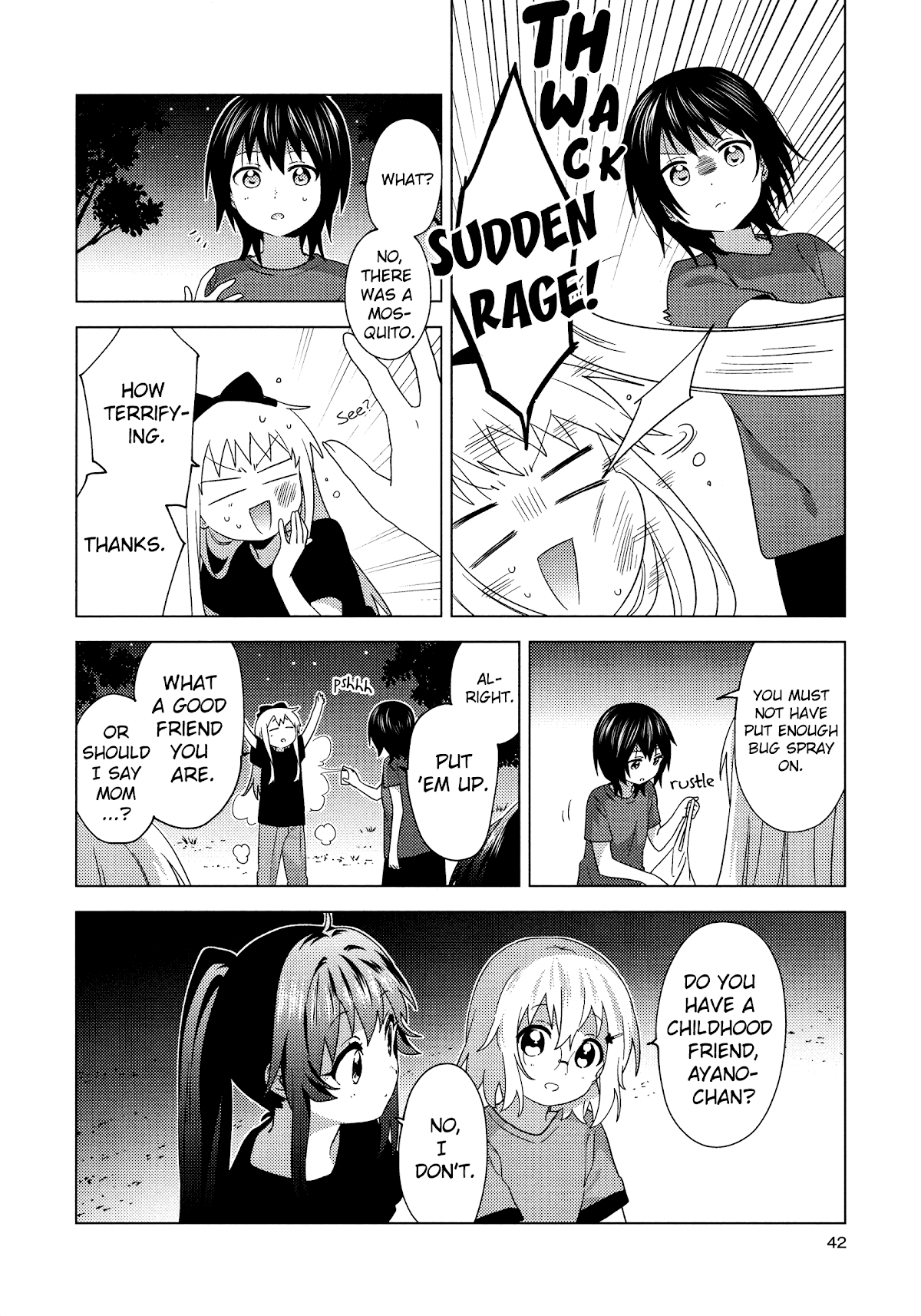 Yuru Yuri Chapter 161 page 6 - Chapter 161: The Sparkler's Childhood Friend