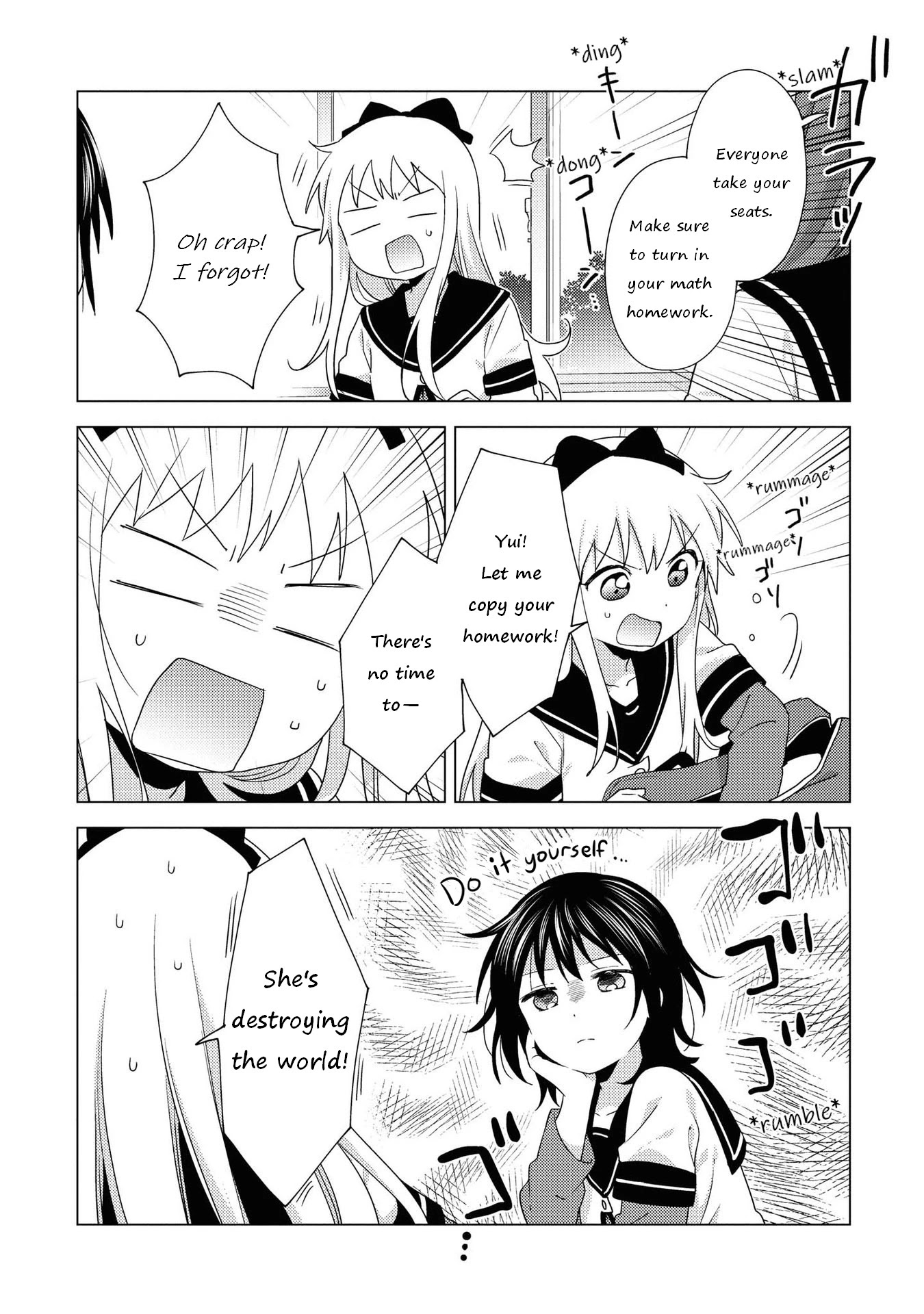 Yuru Yuri Chapter 167 page 12 - Chapter 167: This Is The Last Day On Earth After All