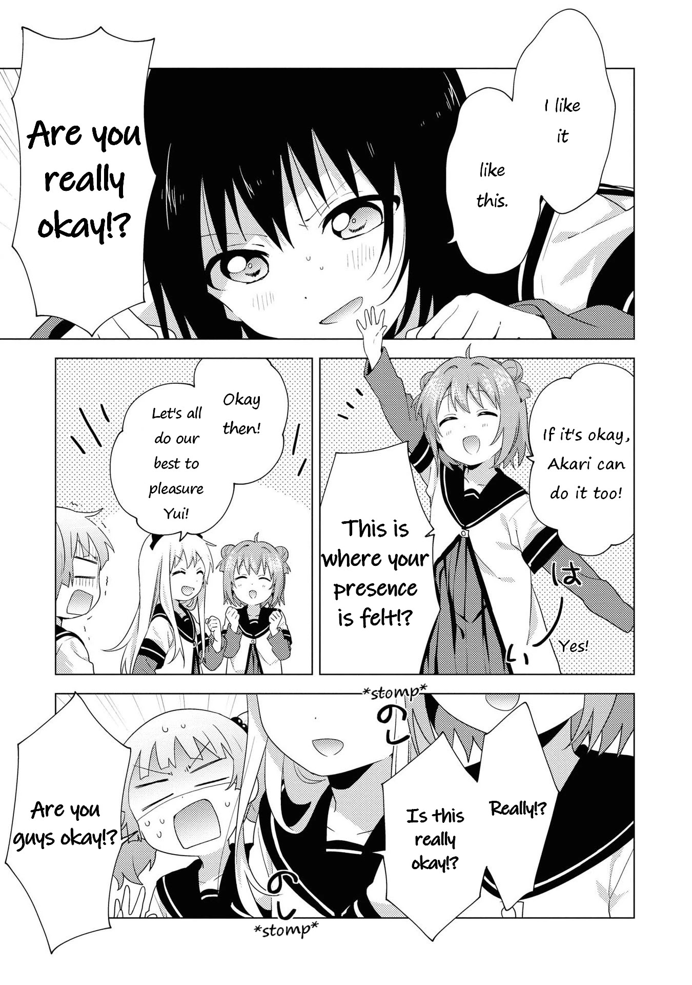 Yuru Yuri Chapter 168 page 11 - Chapter 168: (For Cultured Individuals) Massage