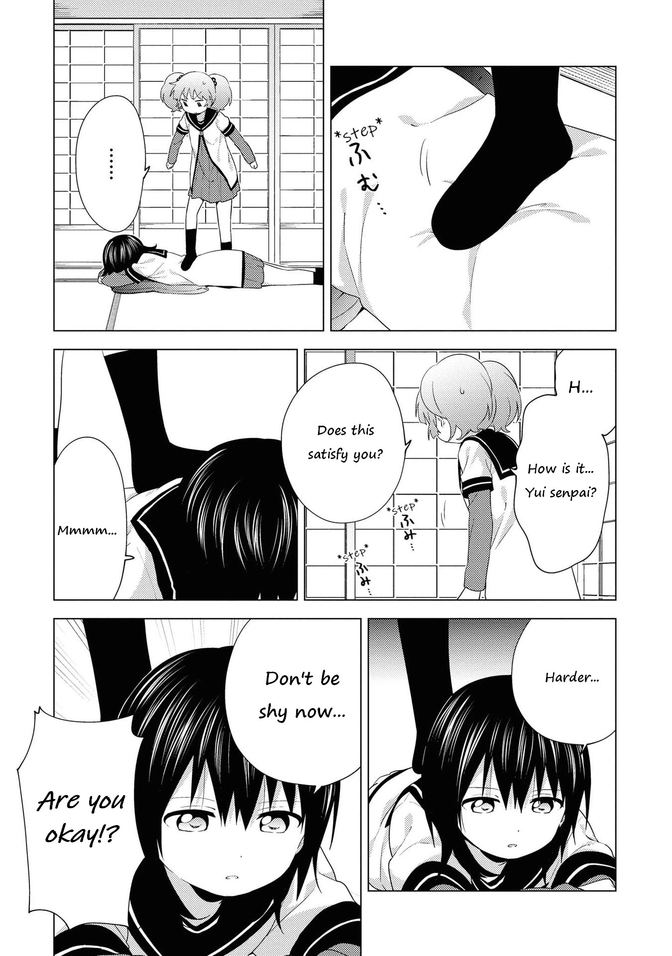 Yuru Yuri Chapter 168 page 5 - Chapter 168: (For Cultured Individuals) Massage