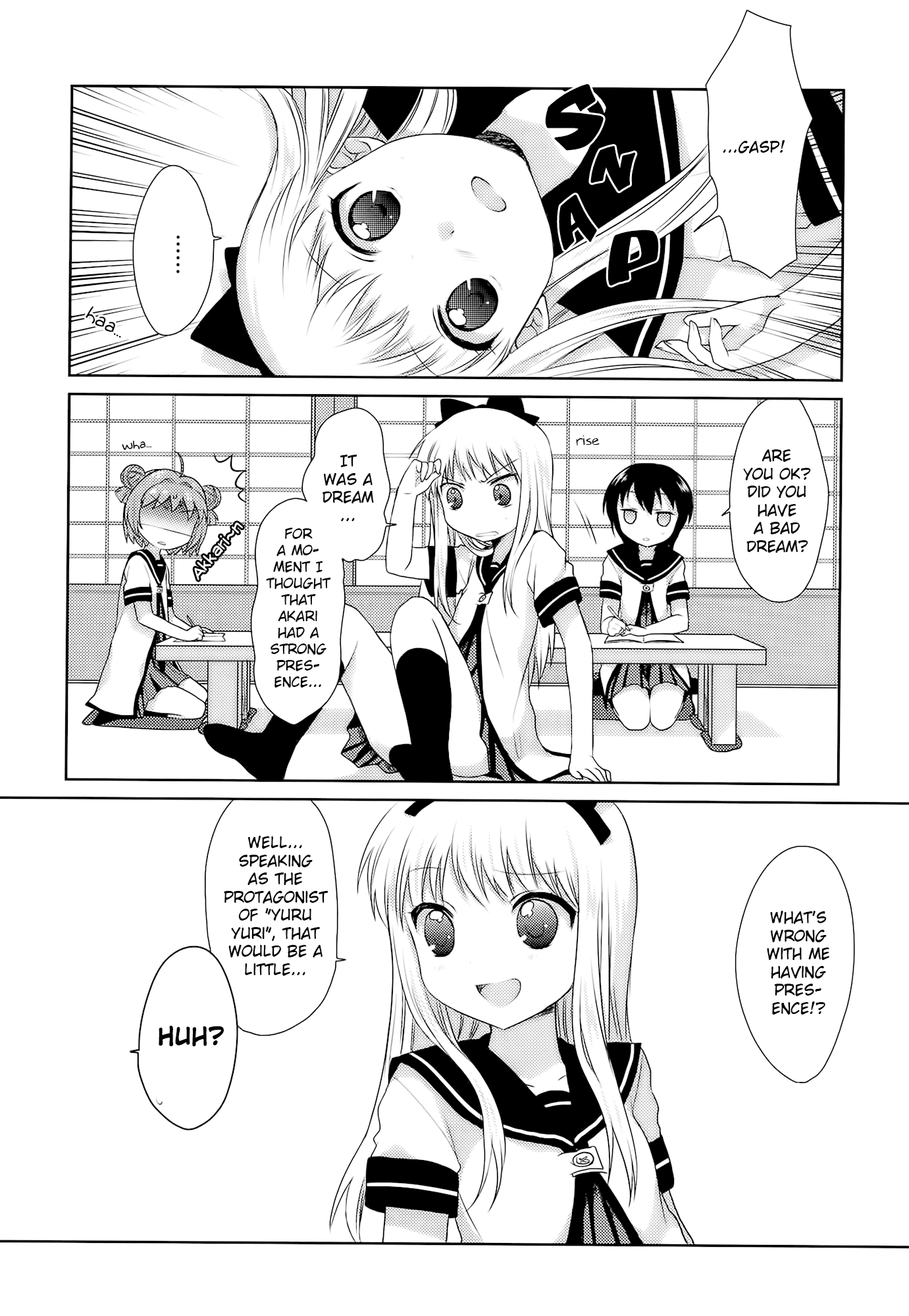 Yuru Yuri Chapter 17 page 4 - Chapter 17: The Shy Girl Is an Attention Seeker