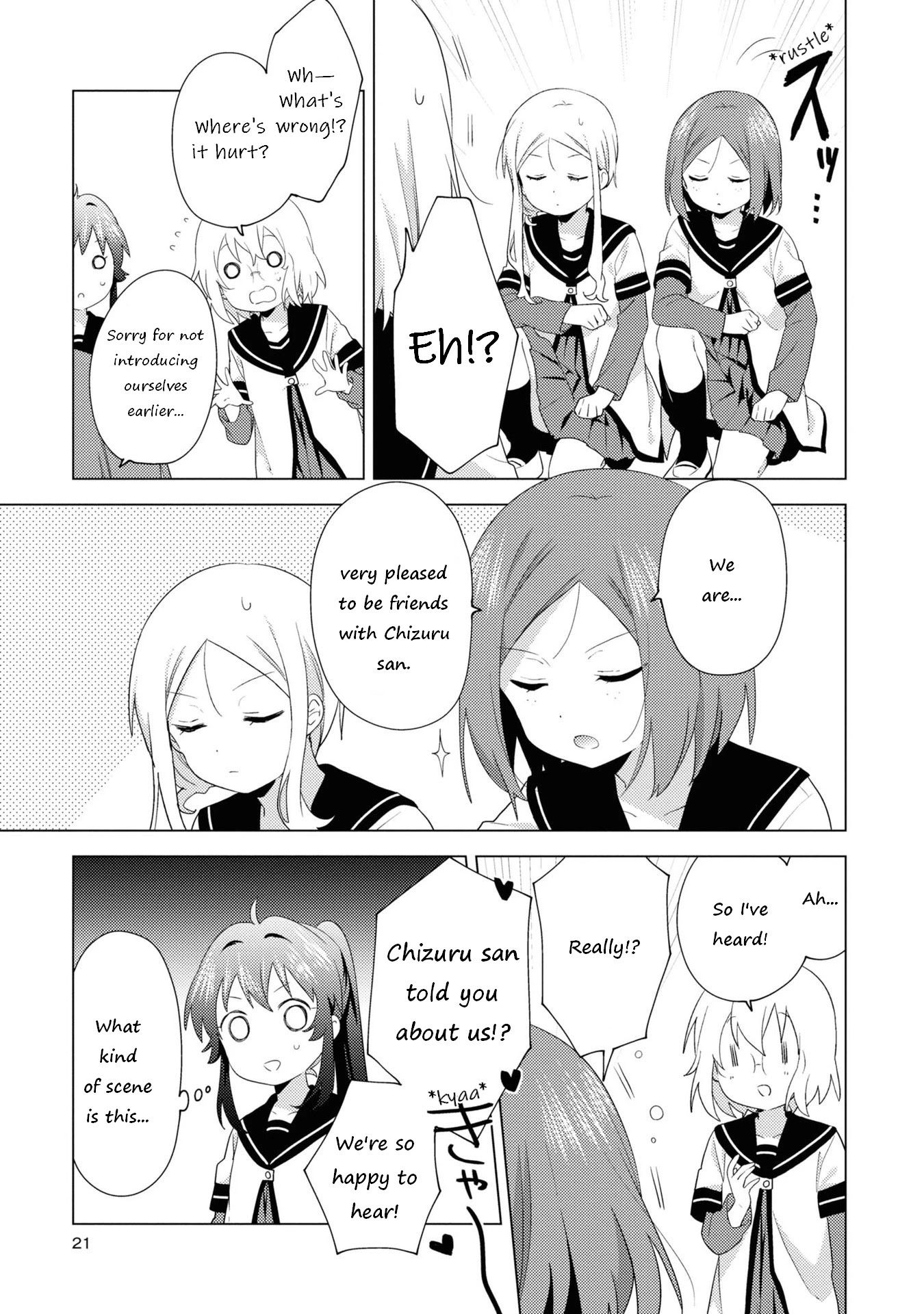 Yuru Yuri Chapter 170 page 3 - Chapter 170: Rumor Of The Groupies