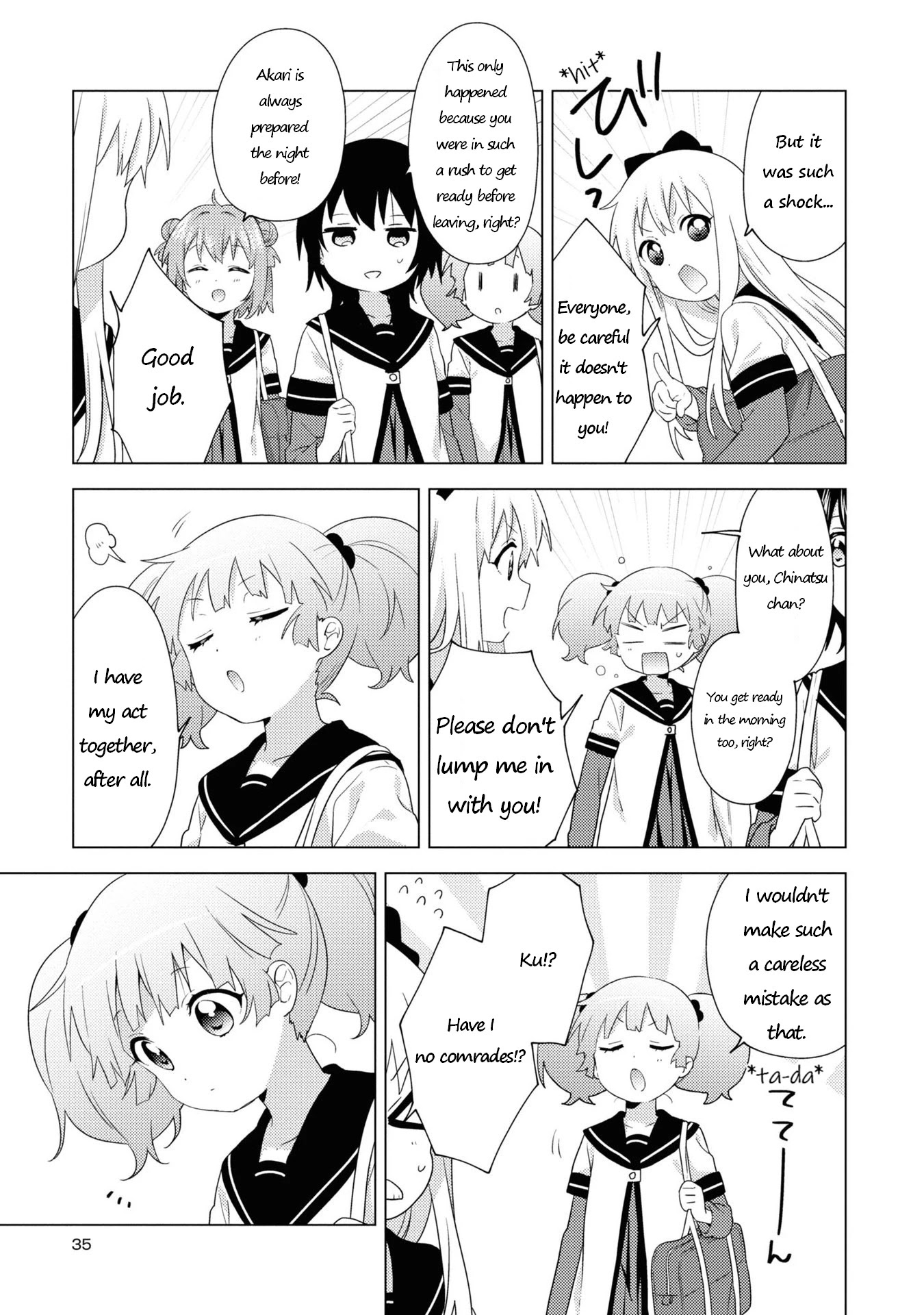 Yuru Yuri Chapter 171 page 3 - Chapter 171: True Embarrassing Stories