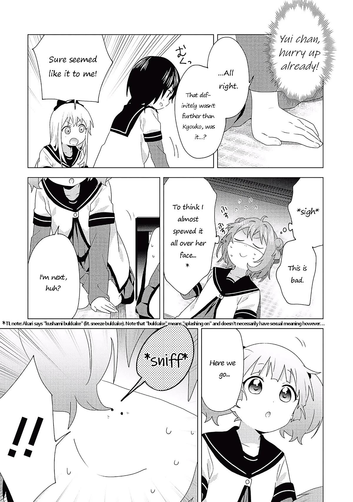 Yuru Yuri Chapter 173 page 11 - Chapter 173: HJ is NG for Akari