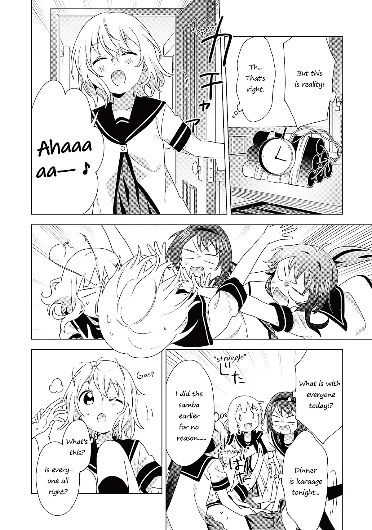 Yuru Yuri Chapter 174 page 10 - Chapter 174: Don't Push!