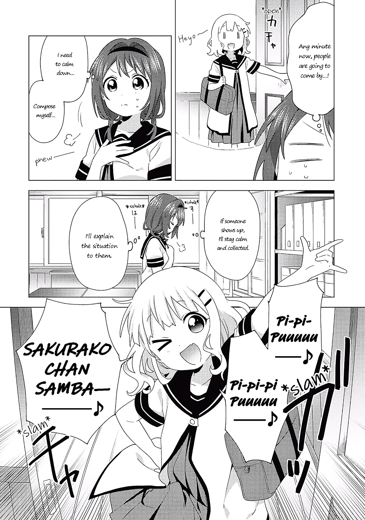 Yuru Yuri Chapter 174 page 5 - Chapter 174: Don't Push!