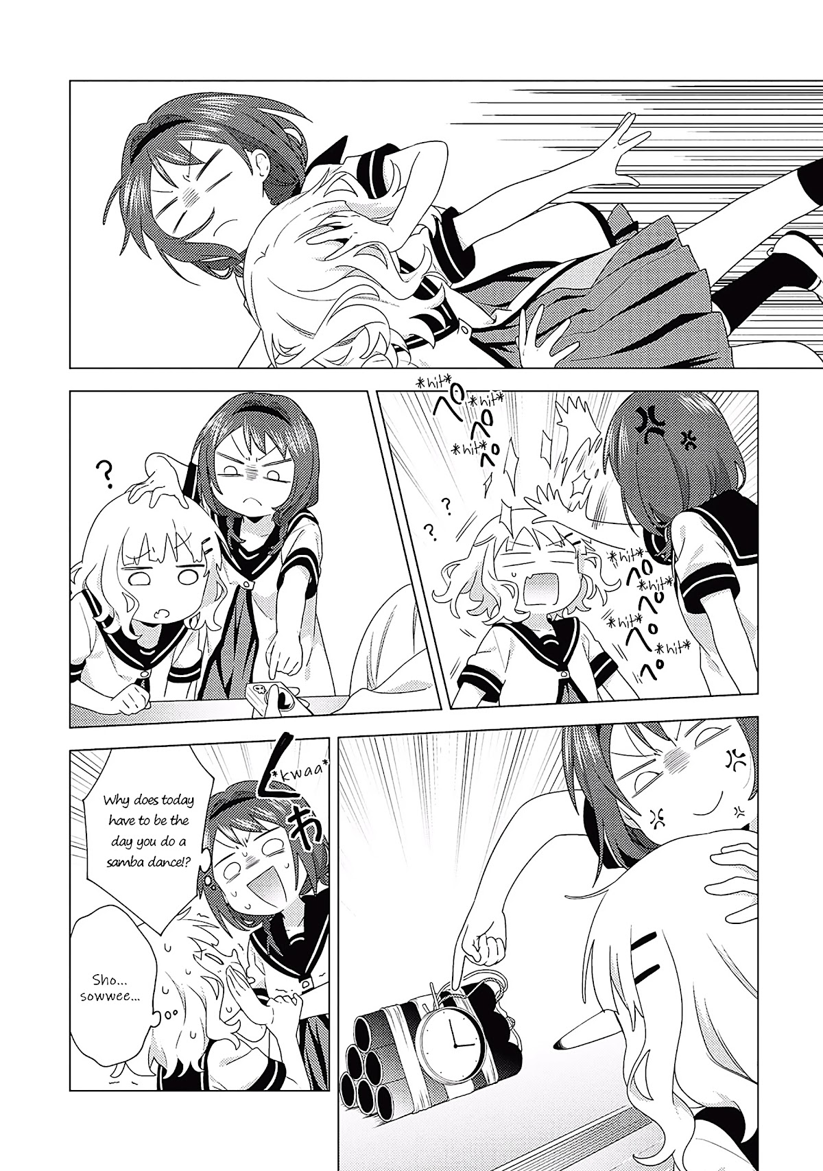 Yuru Yuri Chapter 174 page 6 - Chapter 174: Don't Push!