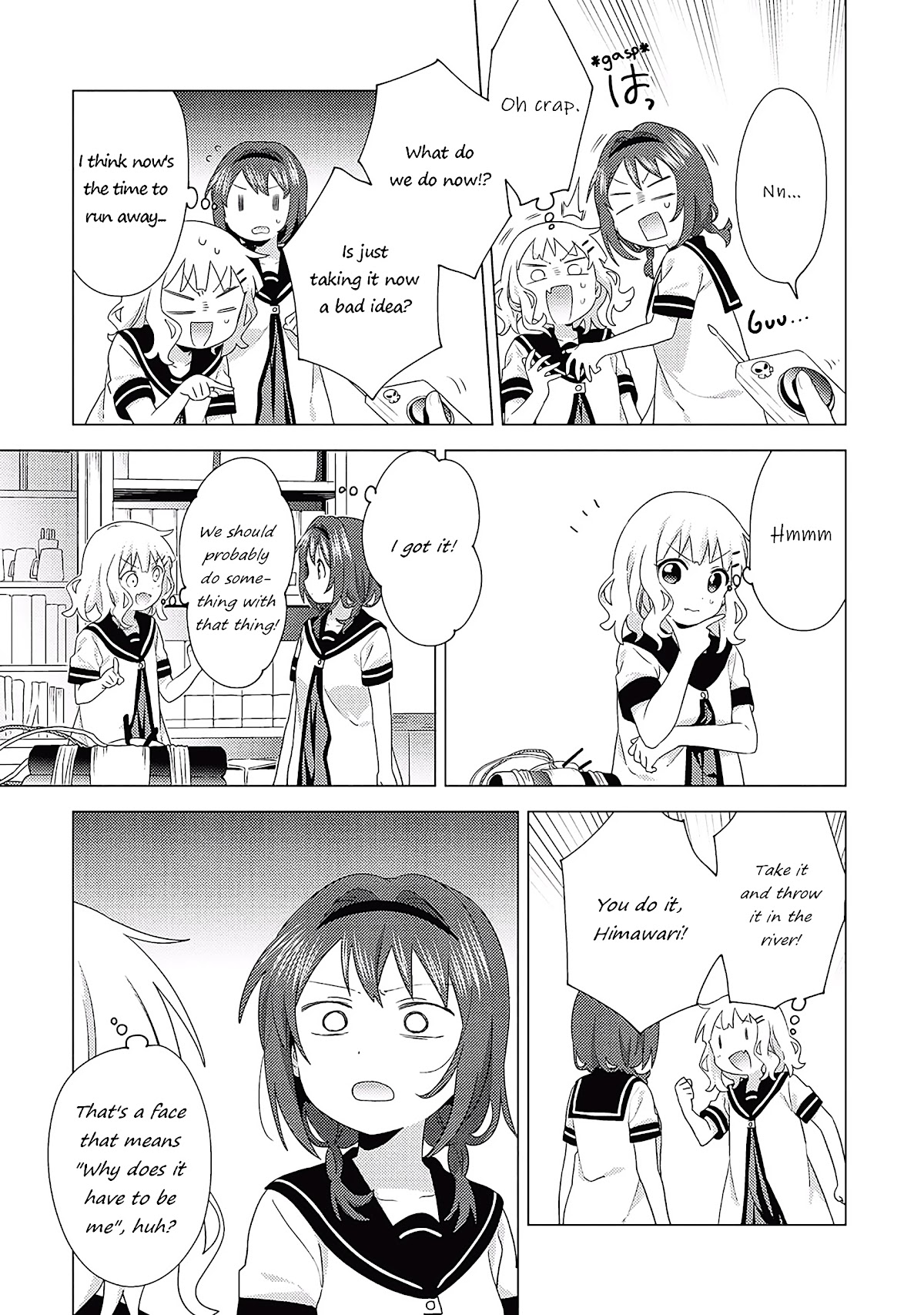 Yuru Yuri Chapter 174 page 7 - Chapter 174: Don't Push!