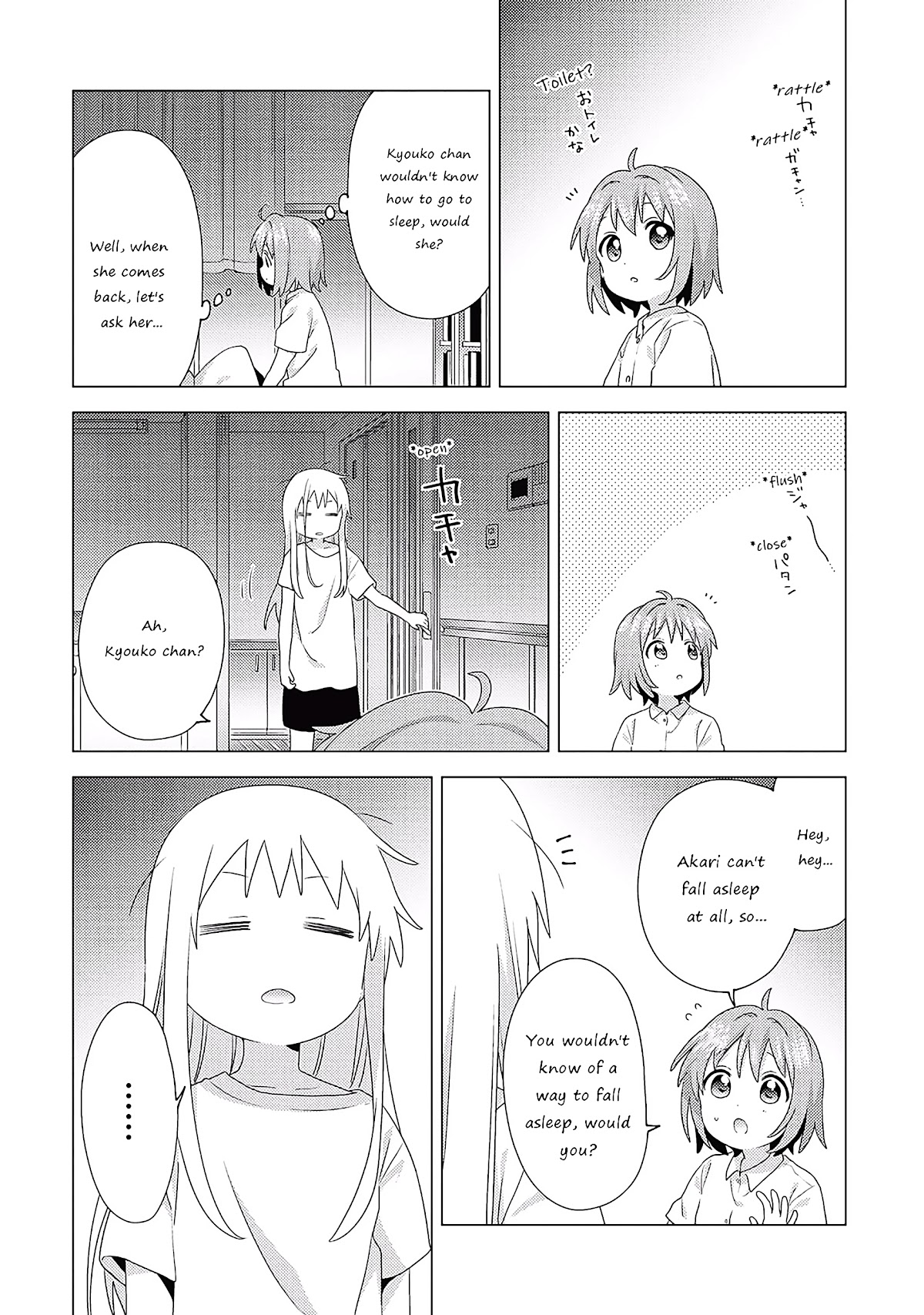 Yuru Yuri Chapter 175 page 7 - Chapter 175: How To Become Sleepy