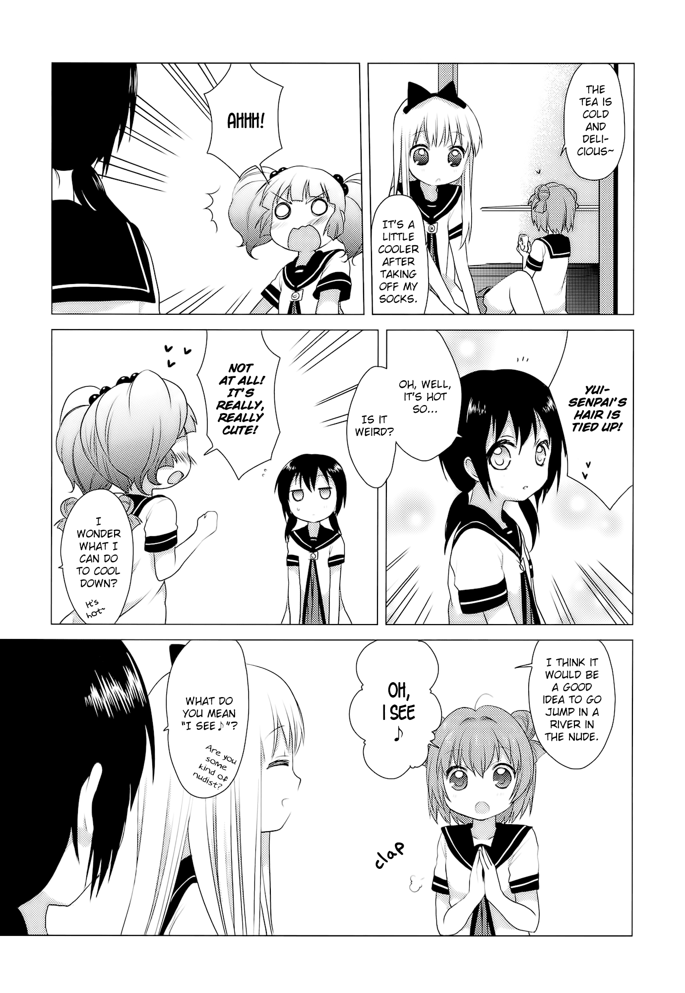 Yuru Yuri Chapter 18 page 8 - Chapter 18: The Summer Is Hot Because of Your Brilliance