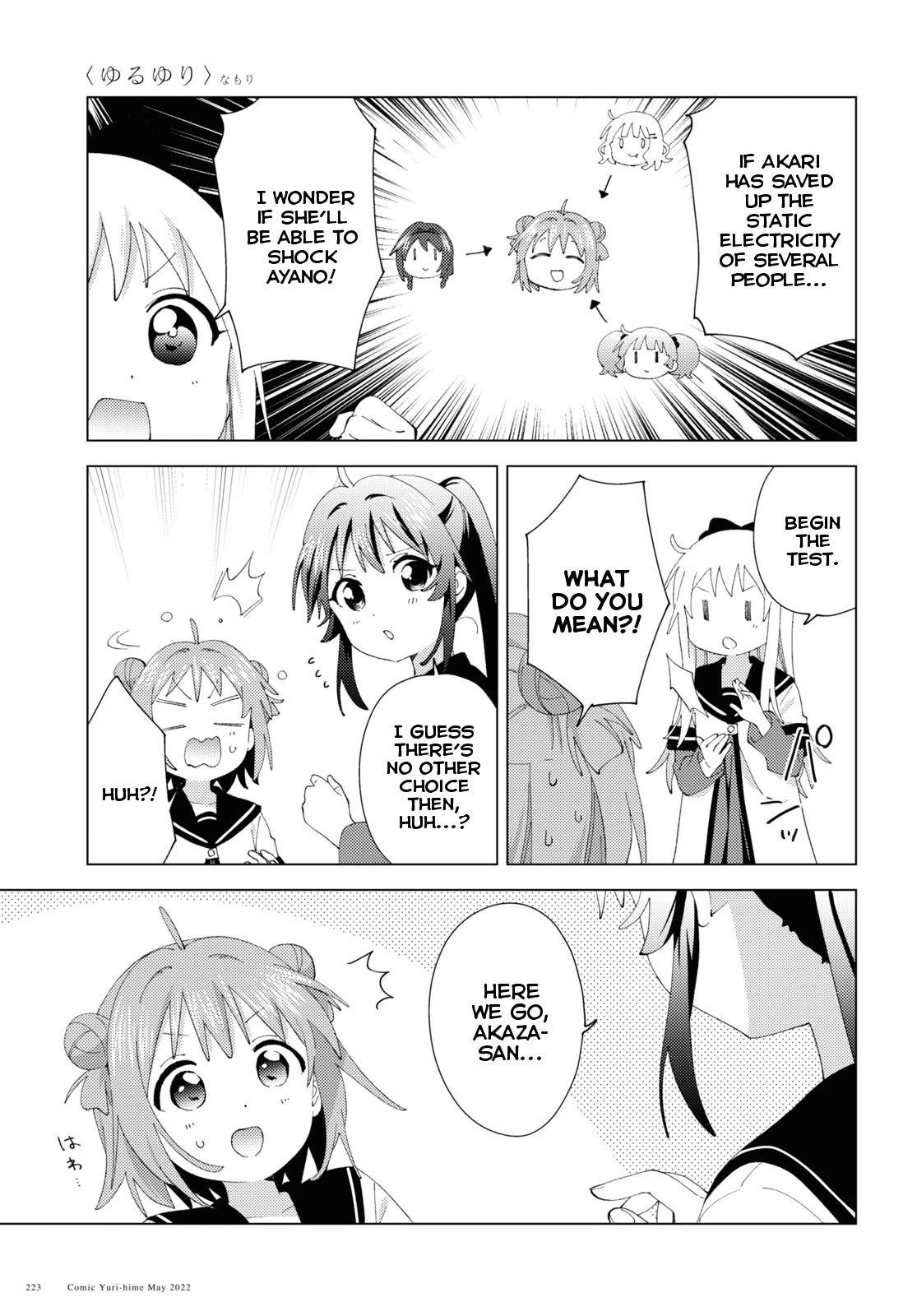 Yuru Yuri Chapter 184 page 11 - Chapter 184: Static Electricity