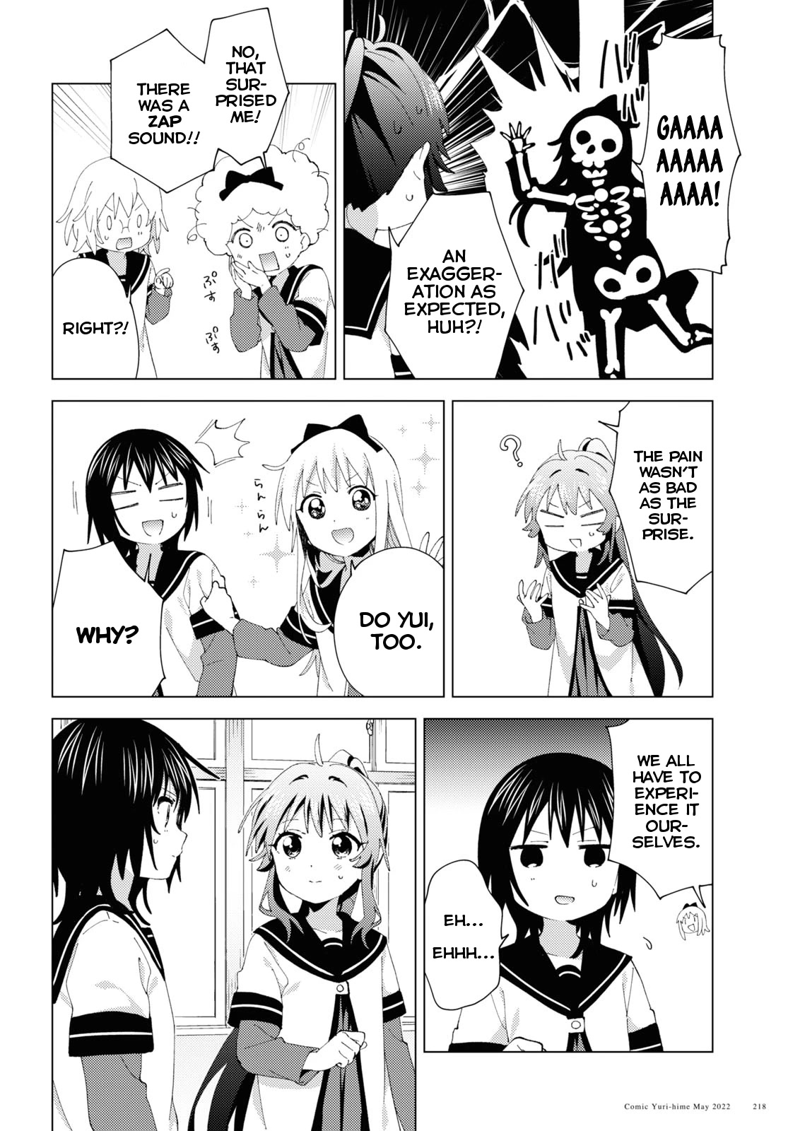 Yuru Yuri Chapter 184 page 6 - Chapter 184: Static Electricity