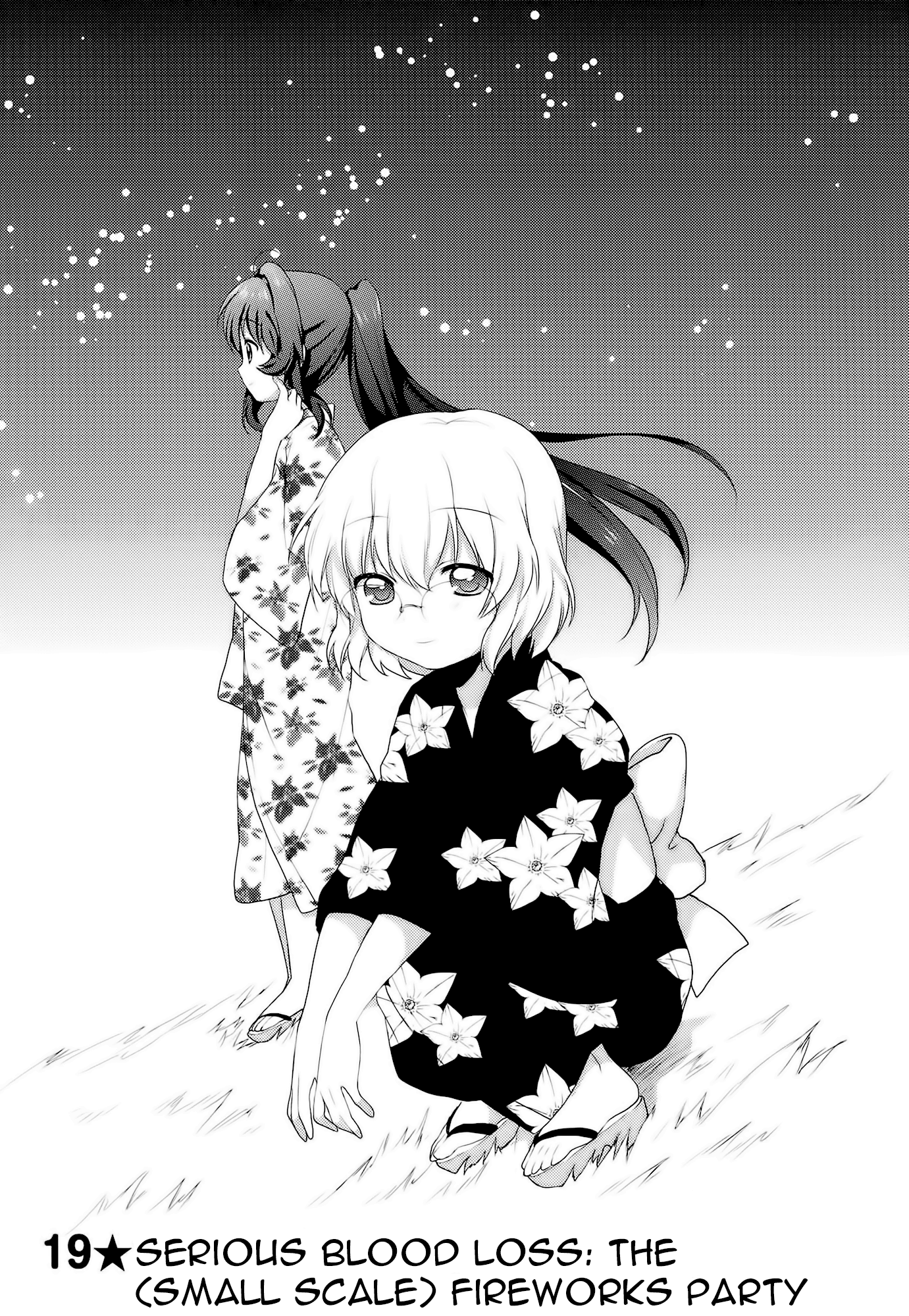 Yuru Yuri Chapter 19 page 1 - Chapter 19: Serious Blood Loss:The (Small Scale) Fireworks Party