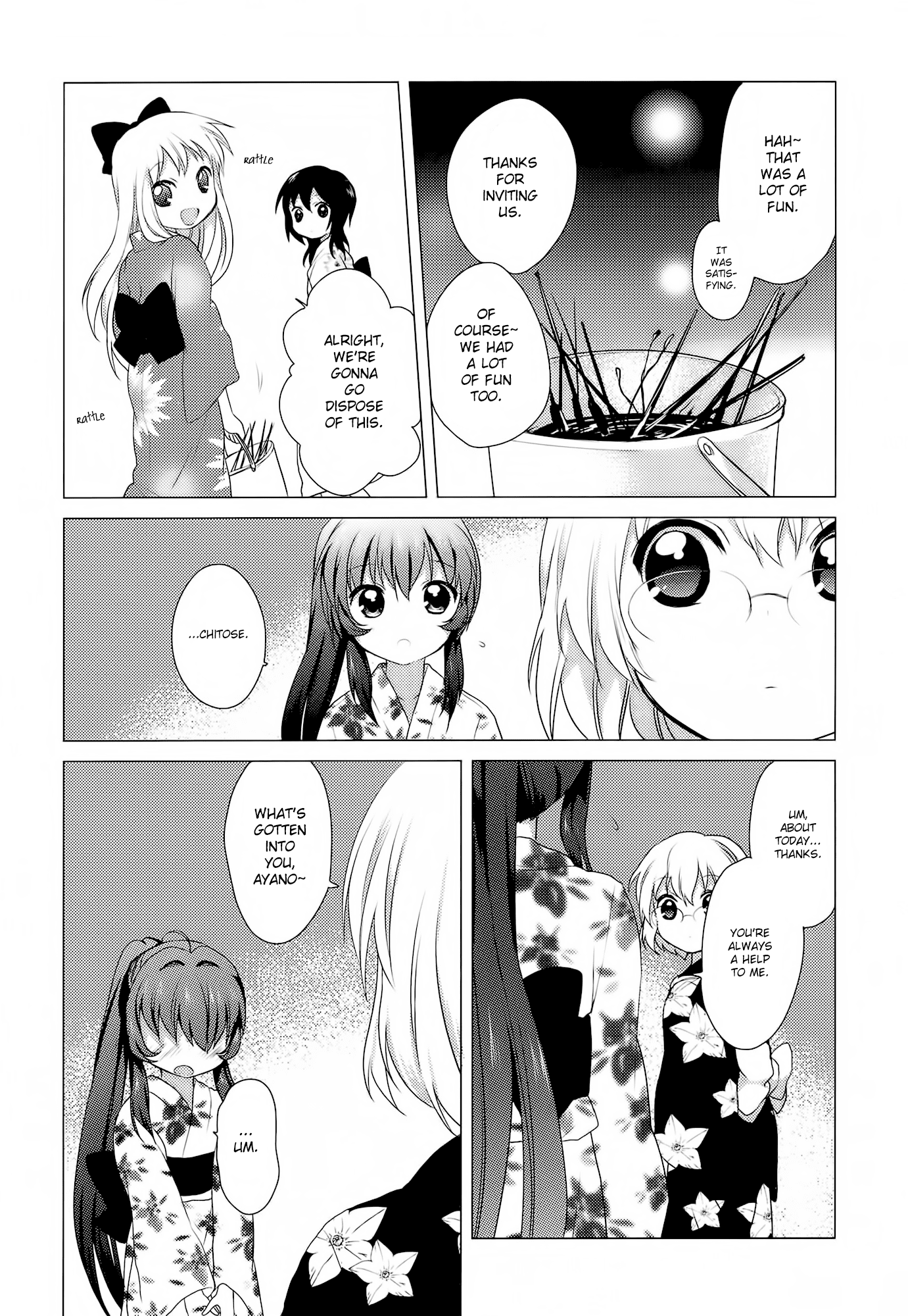 Yuru Yuri Chapter 19 page 10 - Chapter 19: Serious Blood Loss:The (Small Scale) Fireworks Party