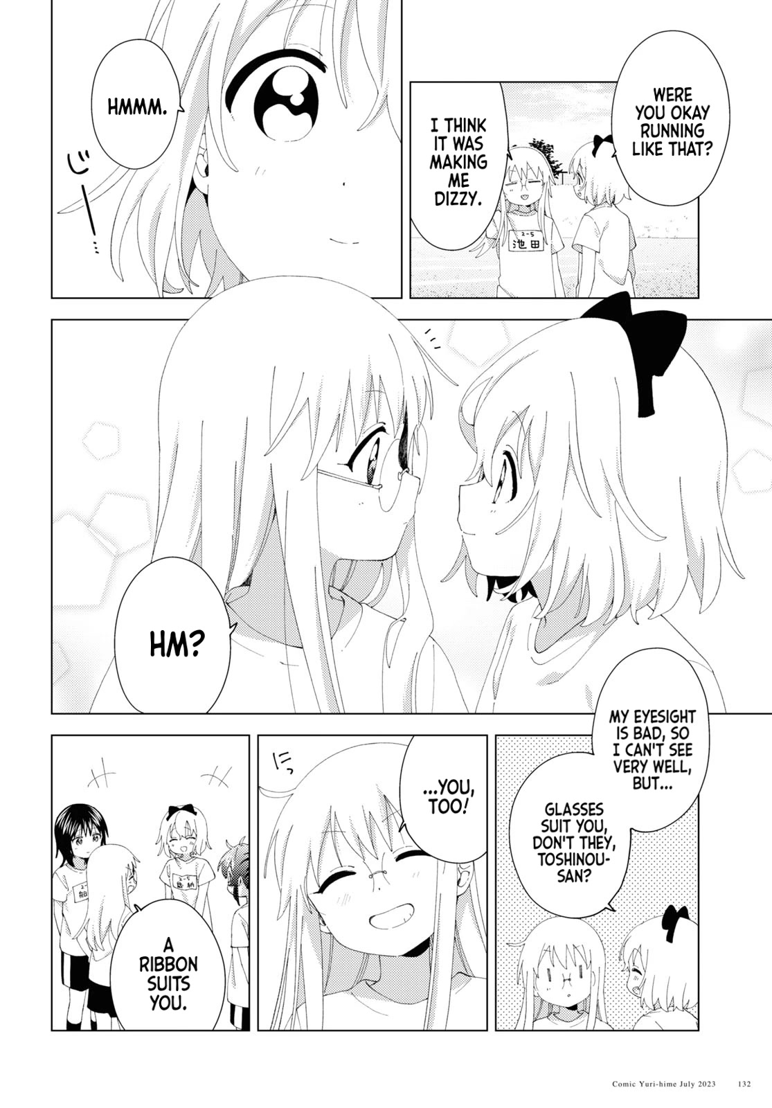 Yuru Yuri Chapter 198 page 10 - Chapter 198: Glasses and Ribbon and Gym Clothes