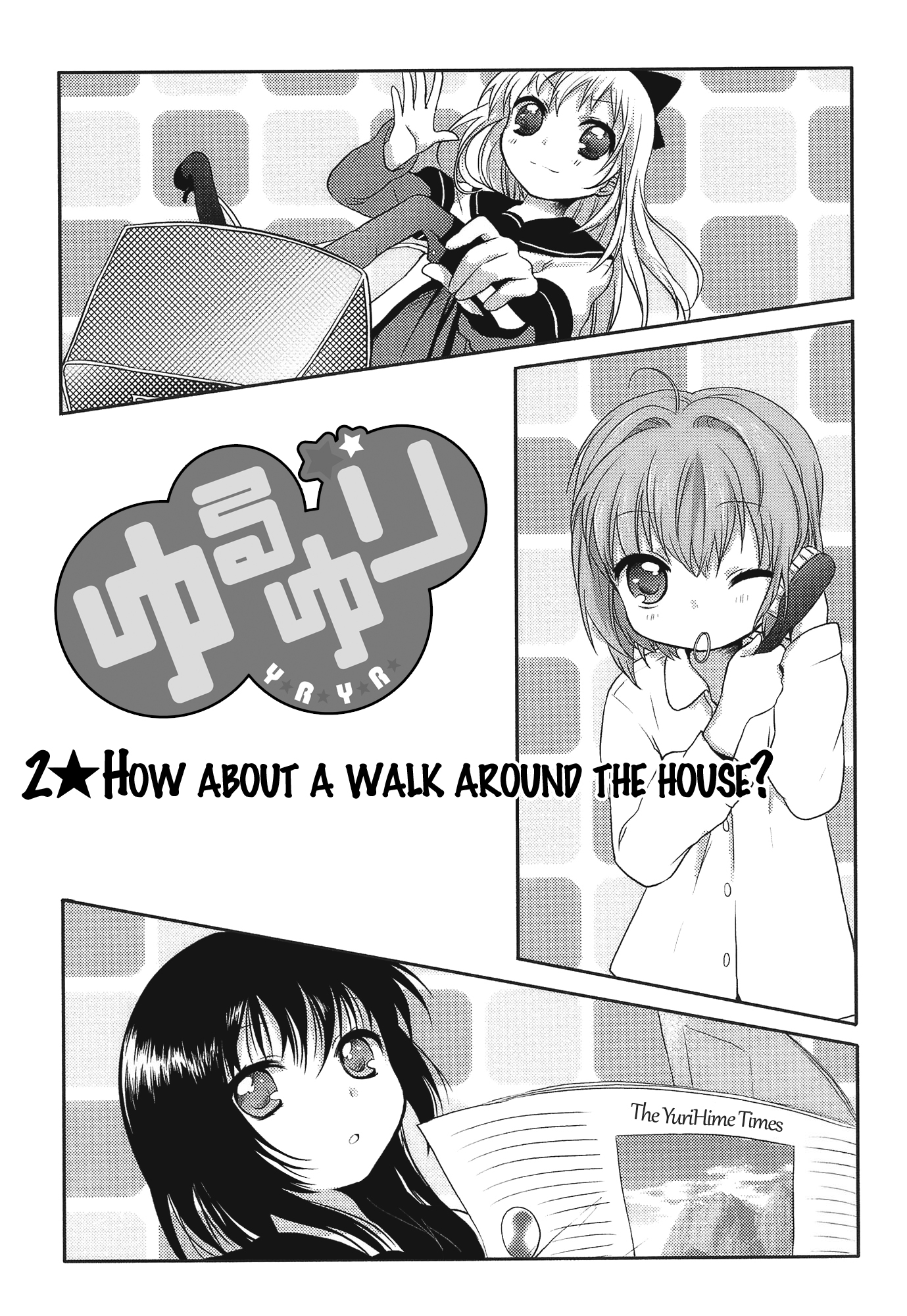 Yuru Yuri Chapter 2 page 1 - Chapter 2: How About a Walk Around the House?
