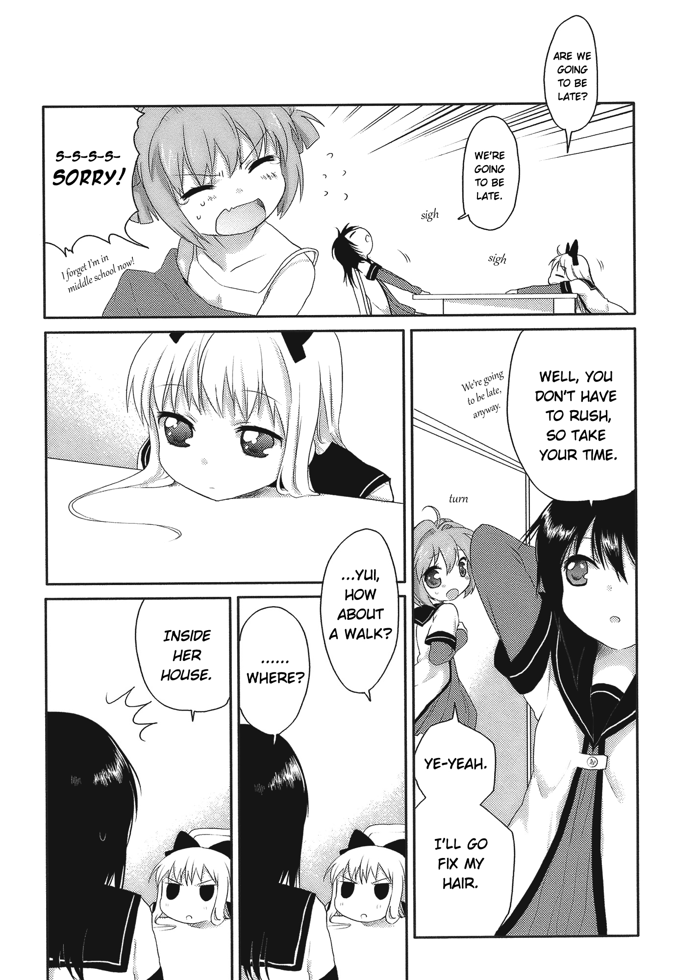 Yuru Yuri Chapter 2 page 3 - Chapter 2: How About a Walk Around the House?