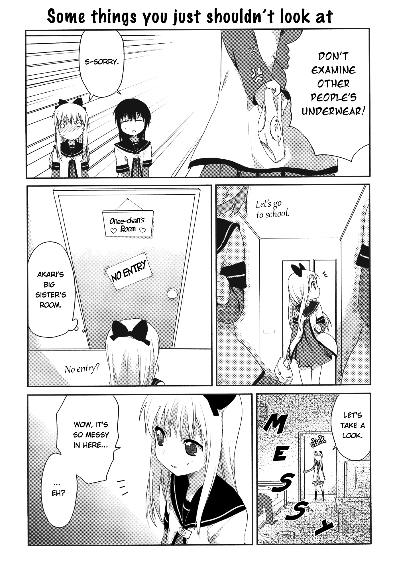 Yuru Yuri Chapter 2 page 5 - Chapter 2: How About a Walk Around the House?