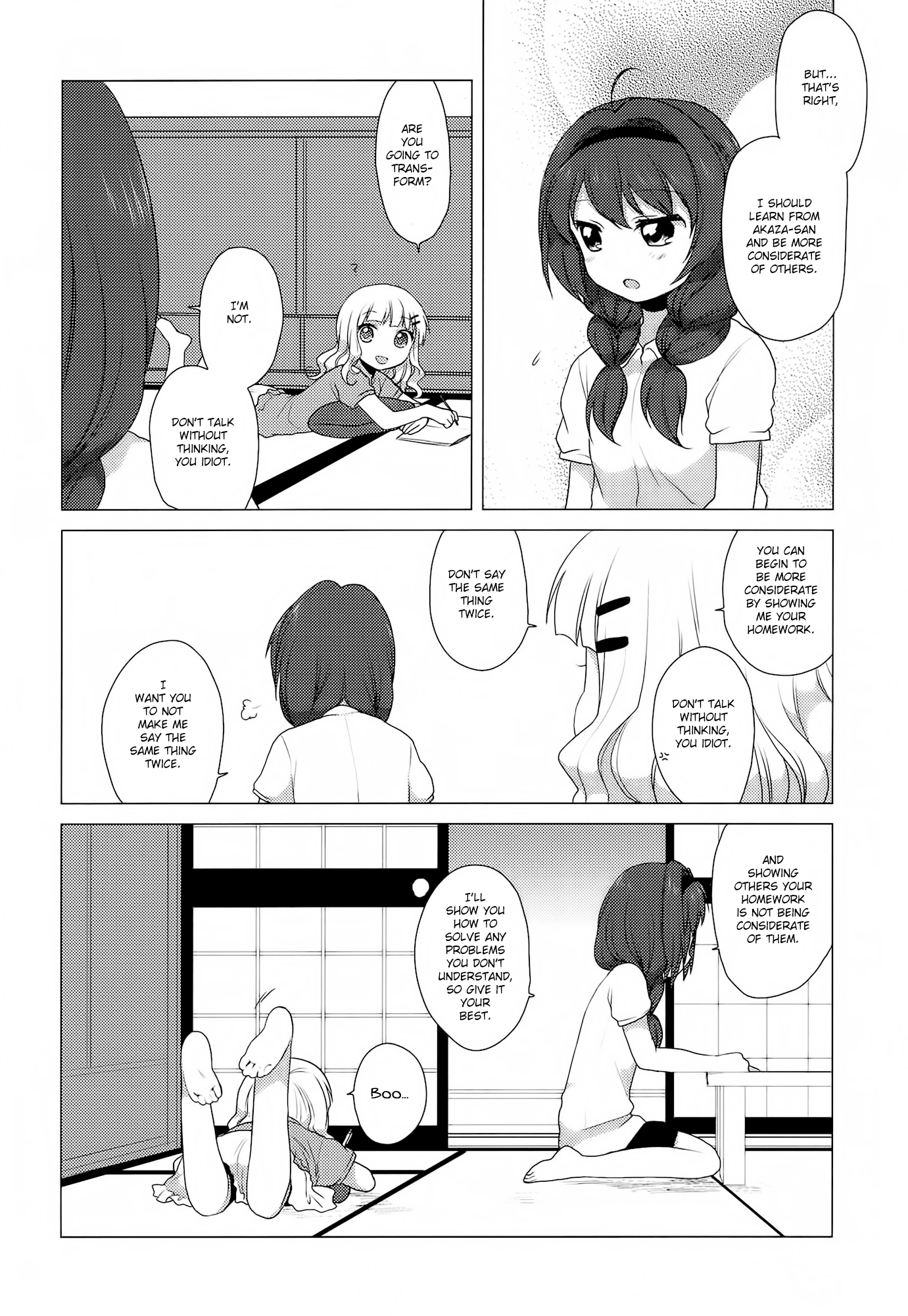 Yuru Yuri Chapter 20 page 10 - Chapter 20: A Tale of How Even If You Finish Summer's Homework, There's Still Life's Homework Left