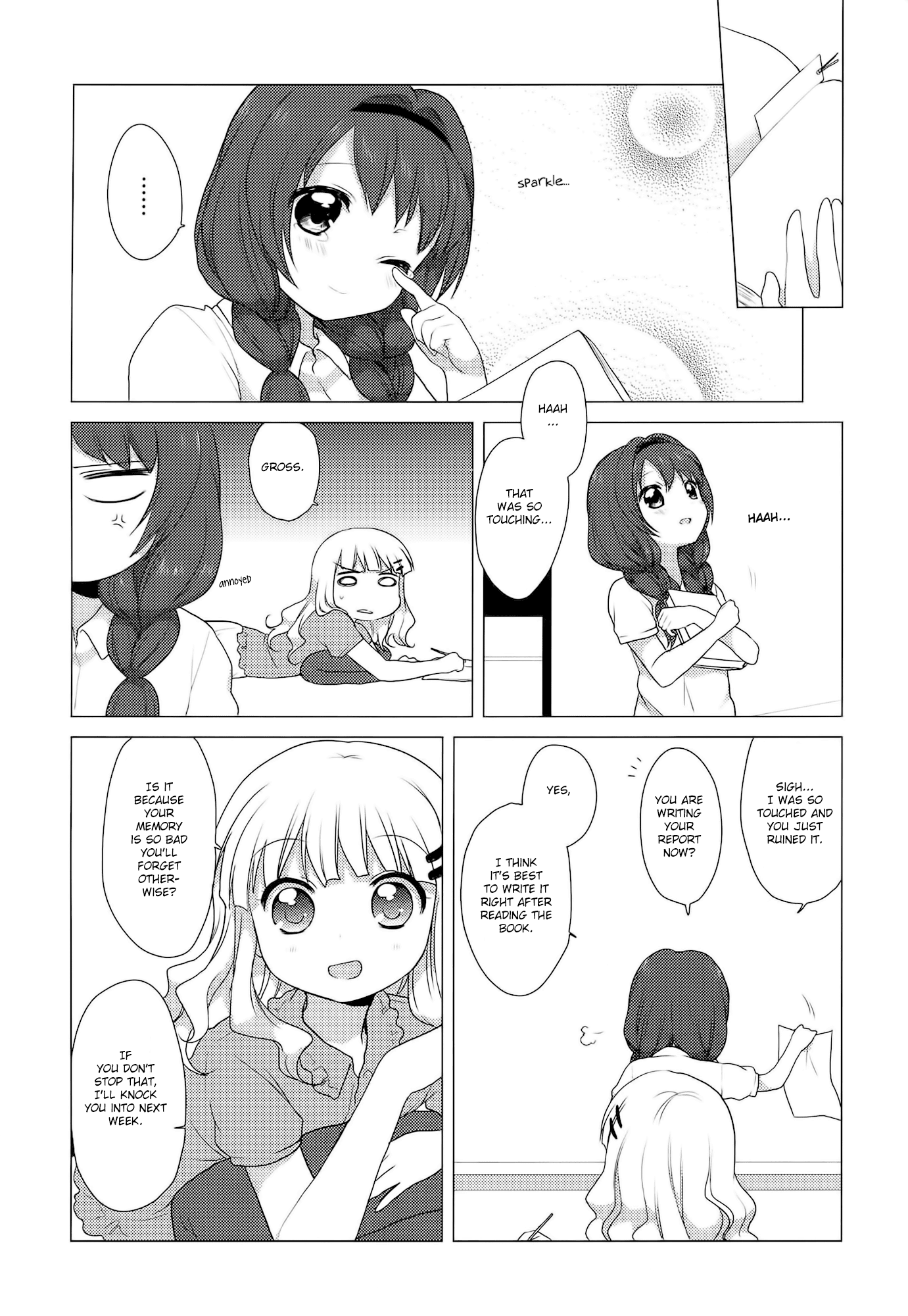Yuru Yuri Chapter 20 page 11 - Chapter 20: A Tale of How Even If You Finish Summer's Homework, There's Still Life's Homework Left
