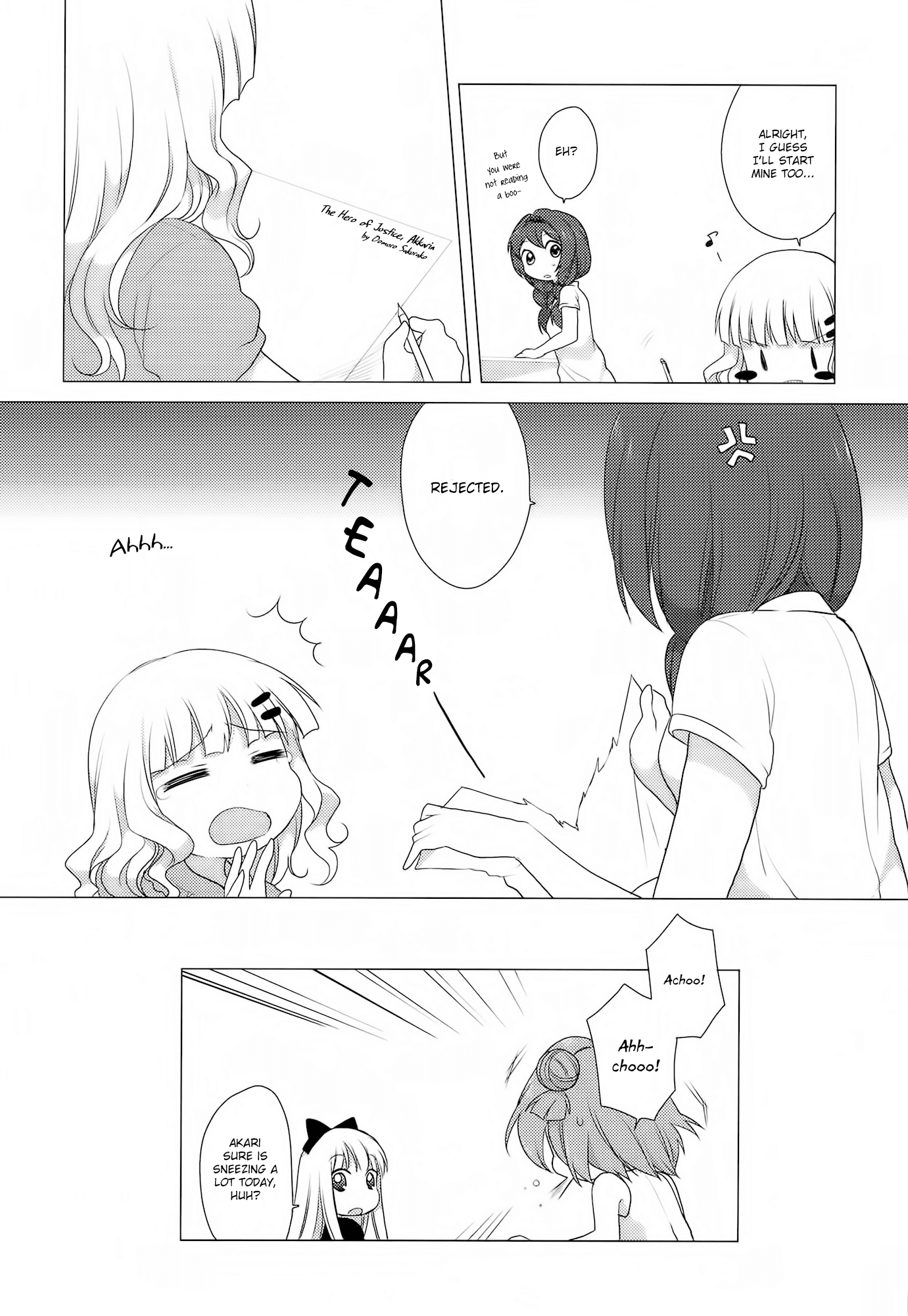 Yuru Yuri Chapter 20 page 12 - Chapter 20: A Tale of How Even If You Finish Summer's Homework, There's Still Life's Homework Left