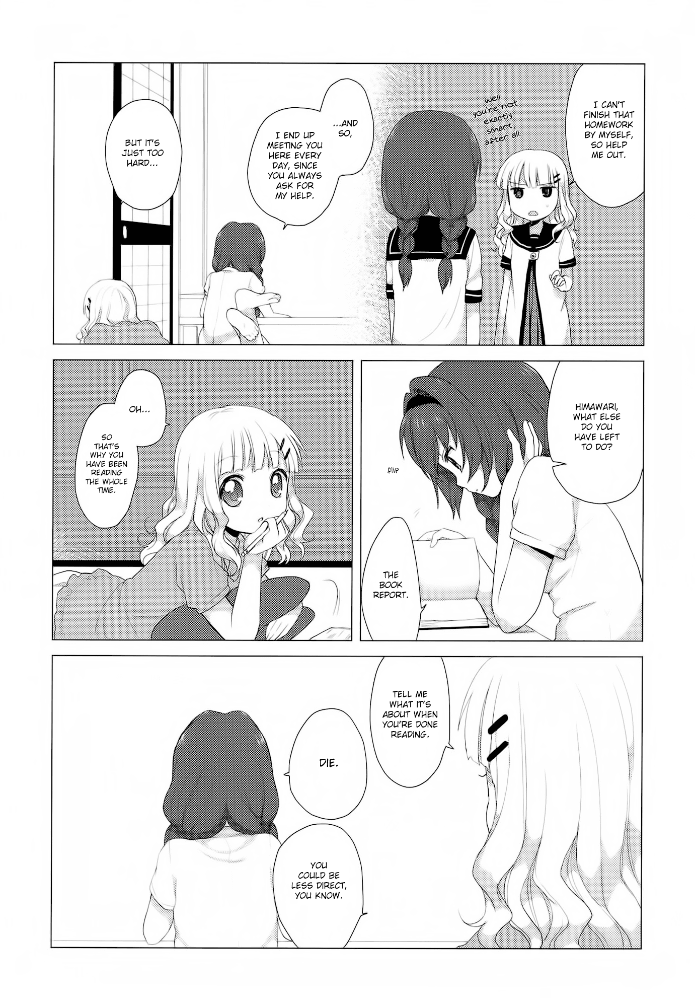 Yuru Yuri Chapter 20 page 3 - Chapter 20: A Tale of How Even If You Finish Summer's Homework, There's Still Life's Homework Left