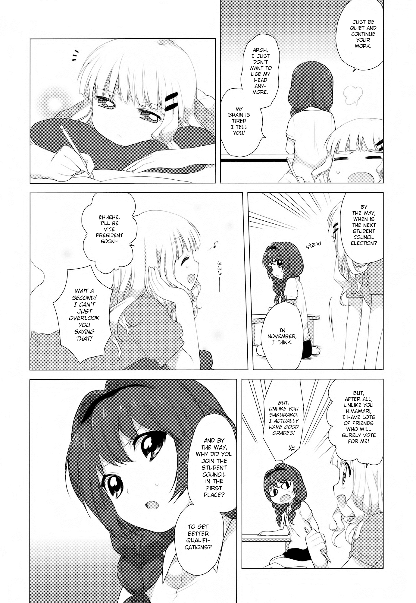 Yuru Yuri Chapter 20 page 4 - Chapter 20: A Tale of How Even If You Finish Summer's Homework, There's Still Life's Homework Left