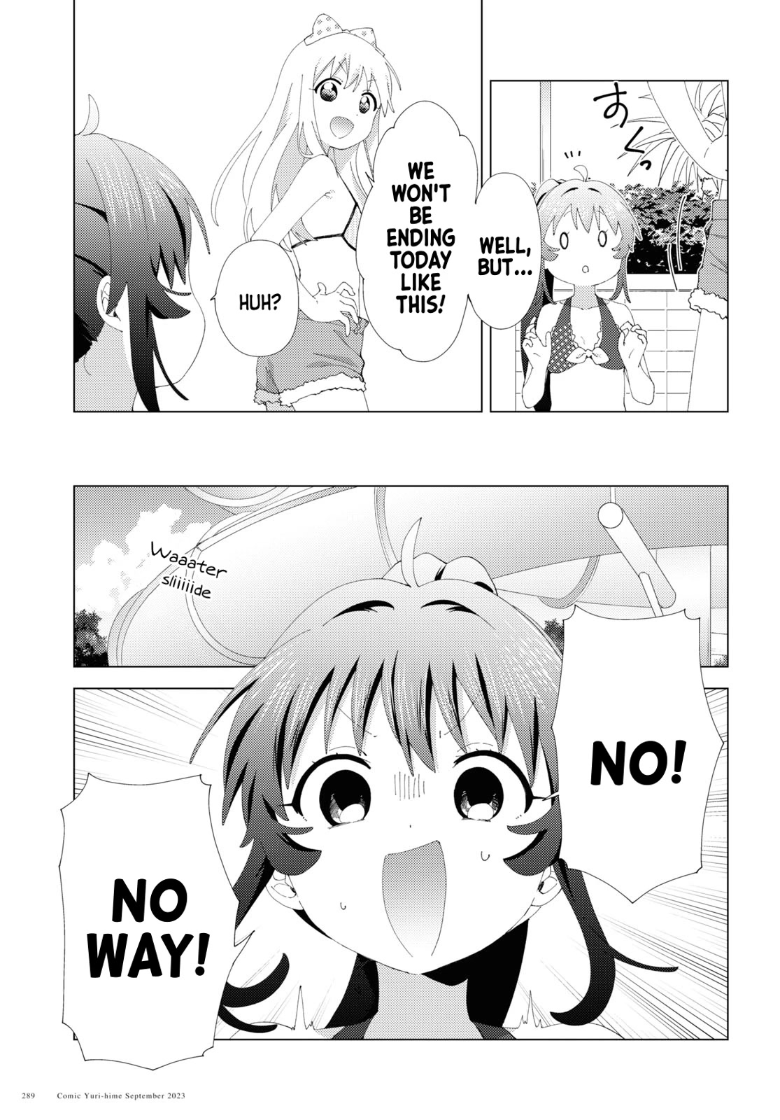 Yuru Yuri Chapter 200 page 11 - Chapter 200: At the Poolside Without Getting In the Water