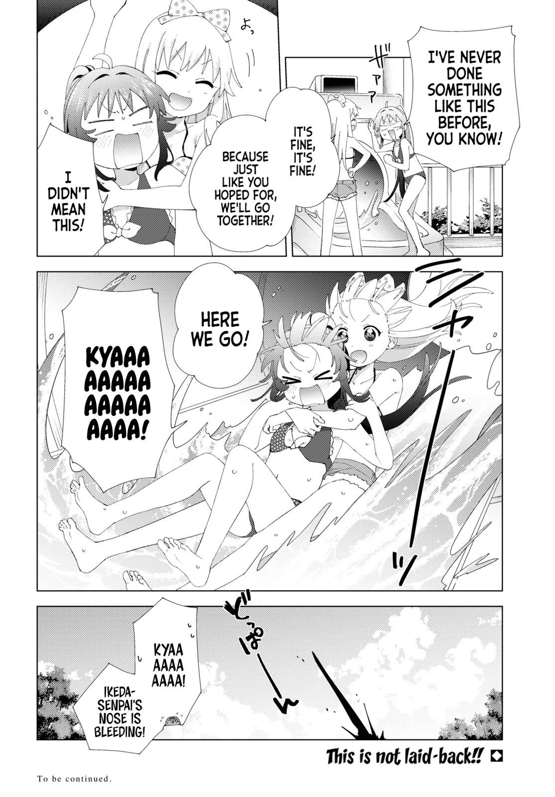 Yuru Yuri Chapter 200 page 12 - Chapter 200: At the Poolside Without Getting In the Water