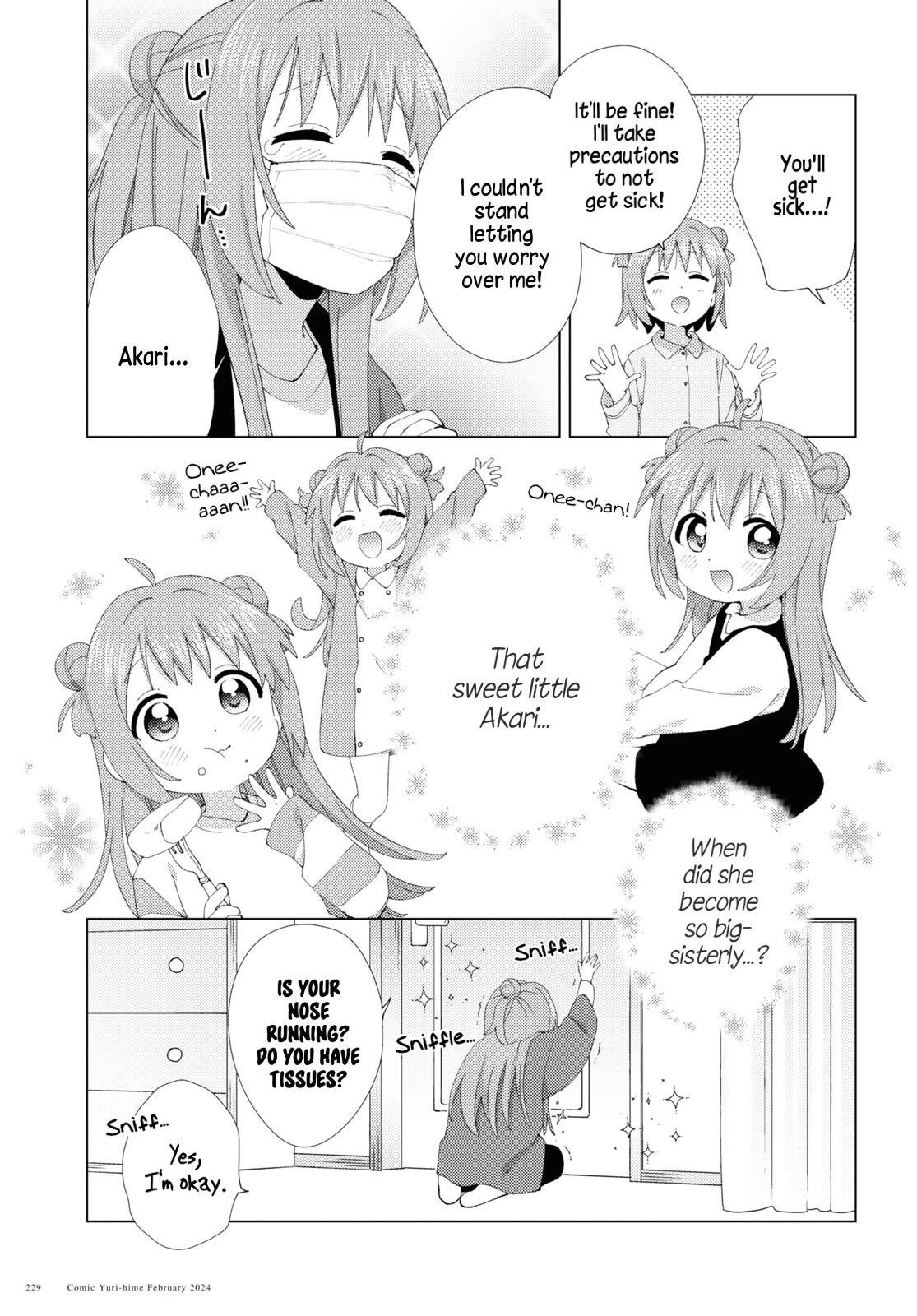 Yuru Yuri Chapter 205 page 5 - Chapter 205: Sick Onee-chan