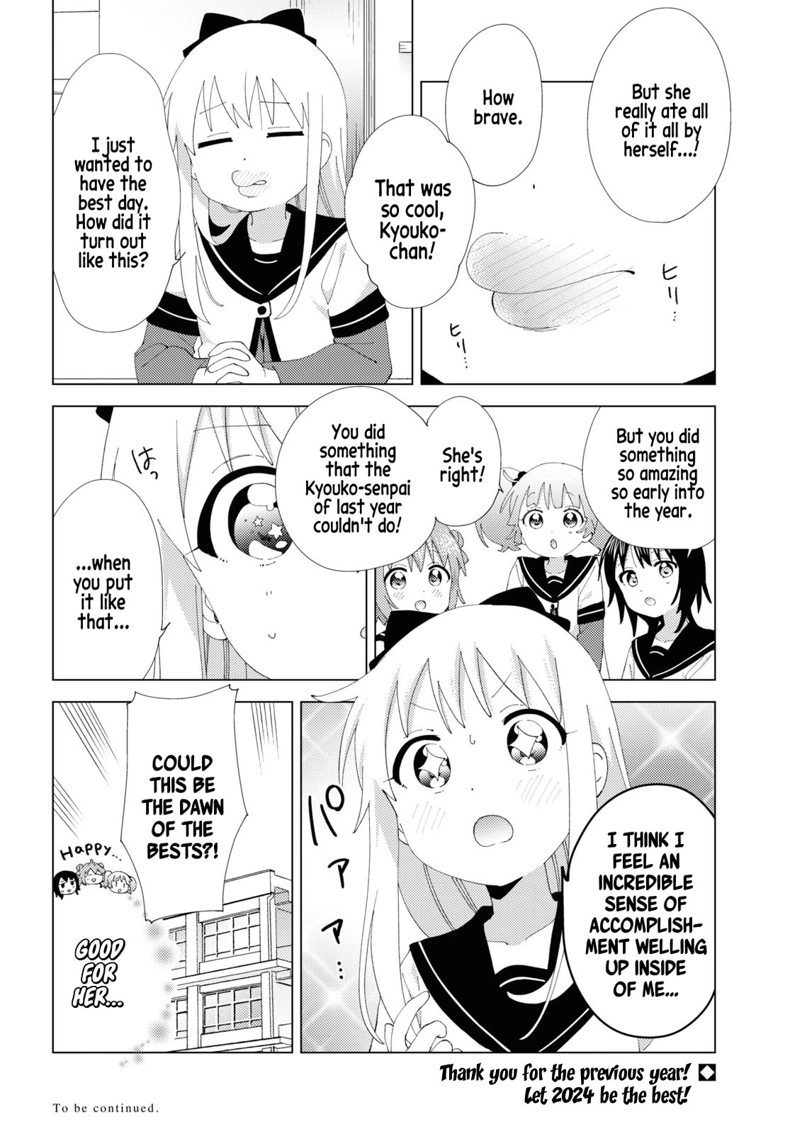 Yuru Yuri Chapter 206 page 12 - Chapter 206: A Year's Good Benefits!