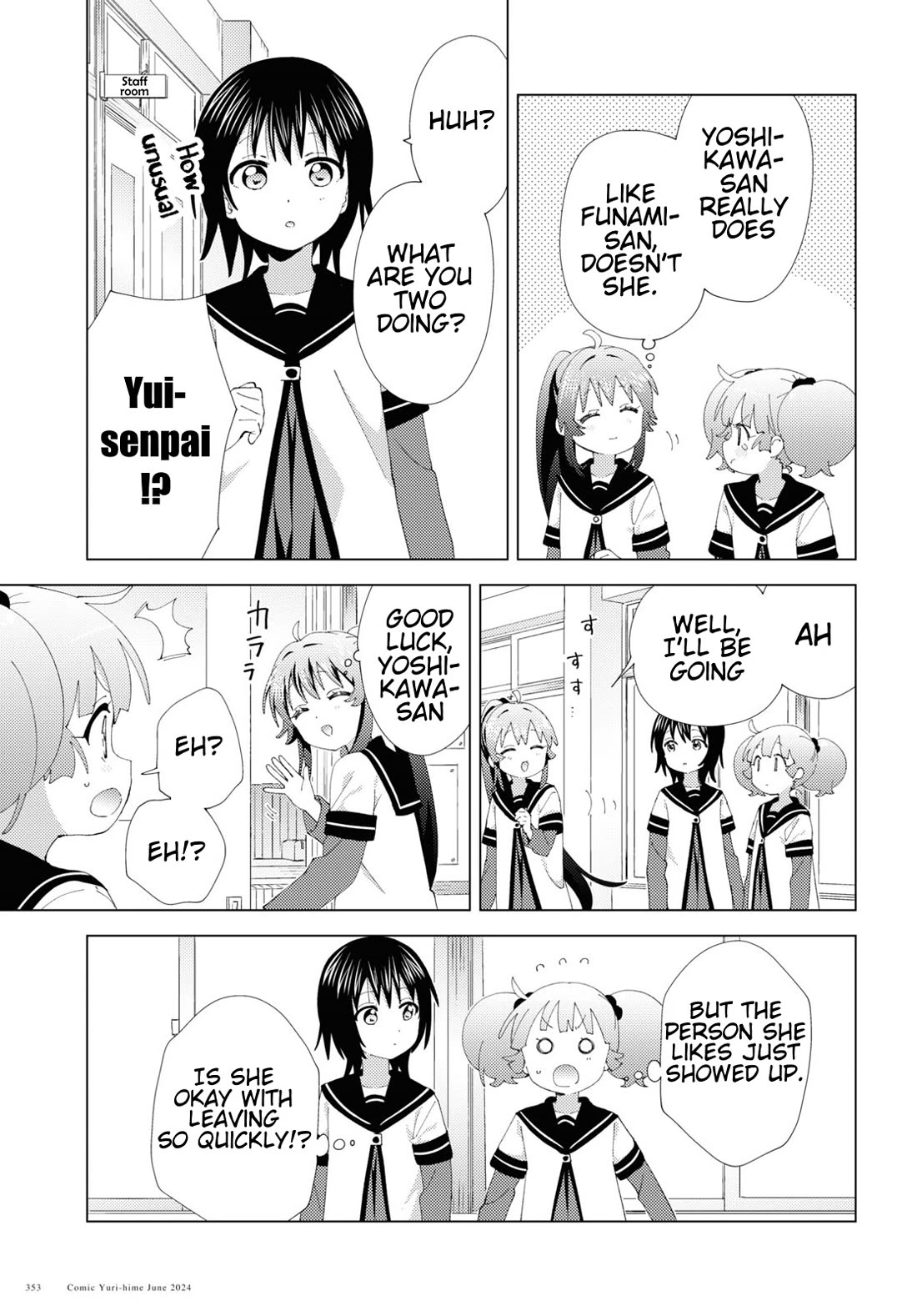 Yuru Yuri Chapter 209 page 11 - Chapter 209: Sympathetic Maidens