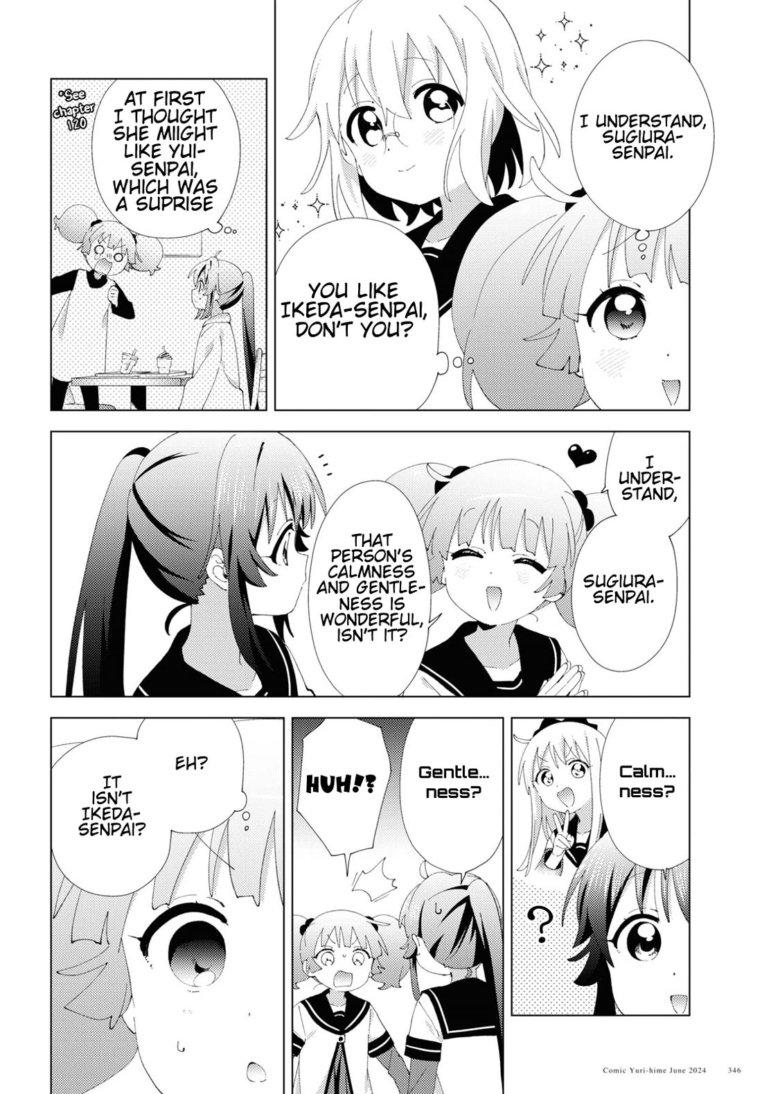 Yuru Yuri Chapter 209 page 4 - Chapter 209: Sympathetic Maidens