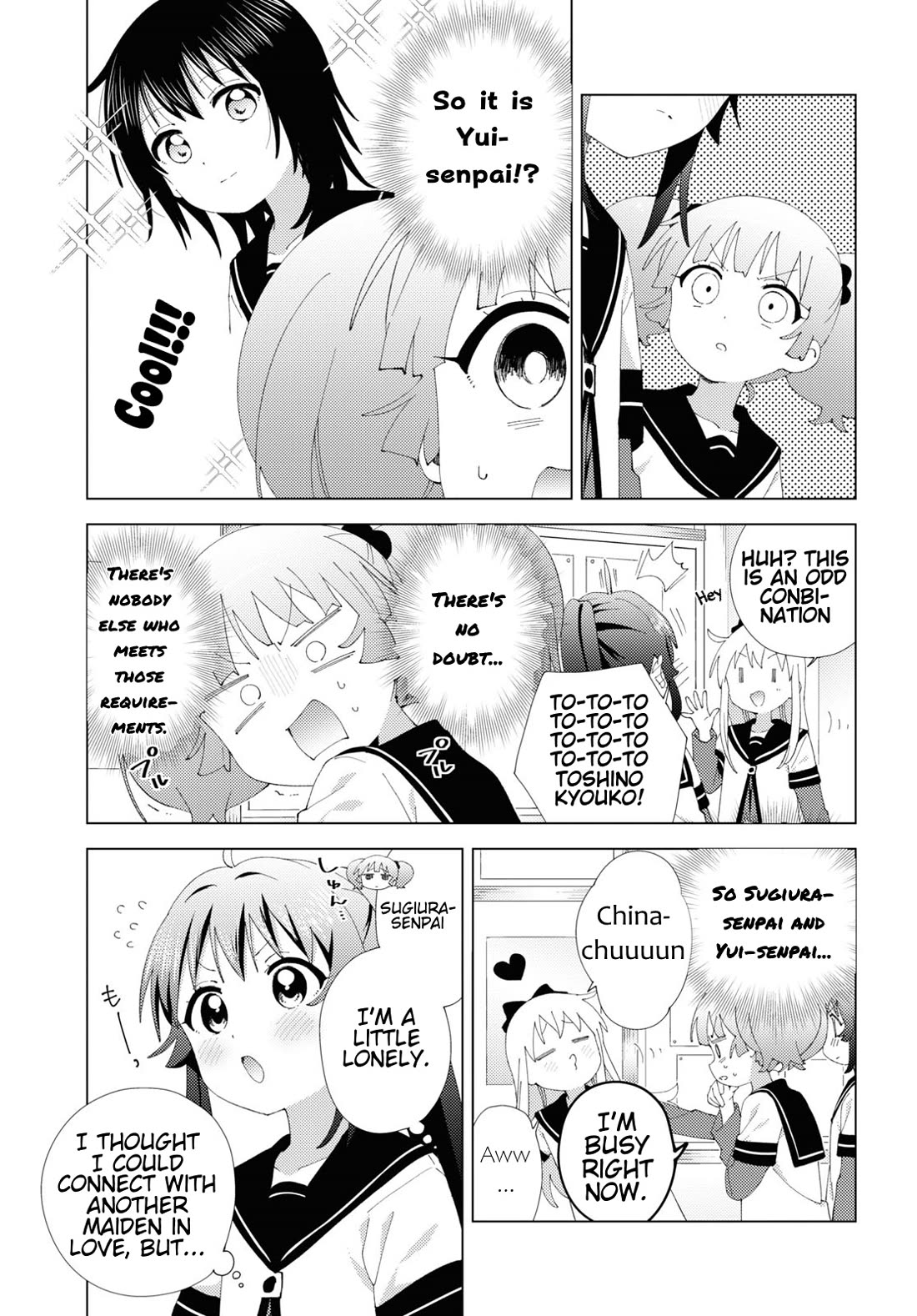 Yuru Yuri Chapter 209 page 7 - Chapter 209: Sympathetic Maidens